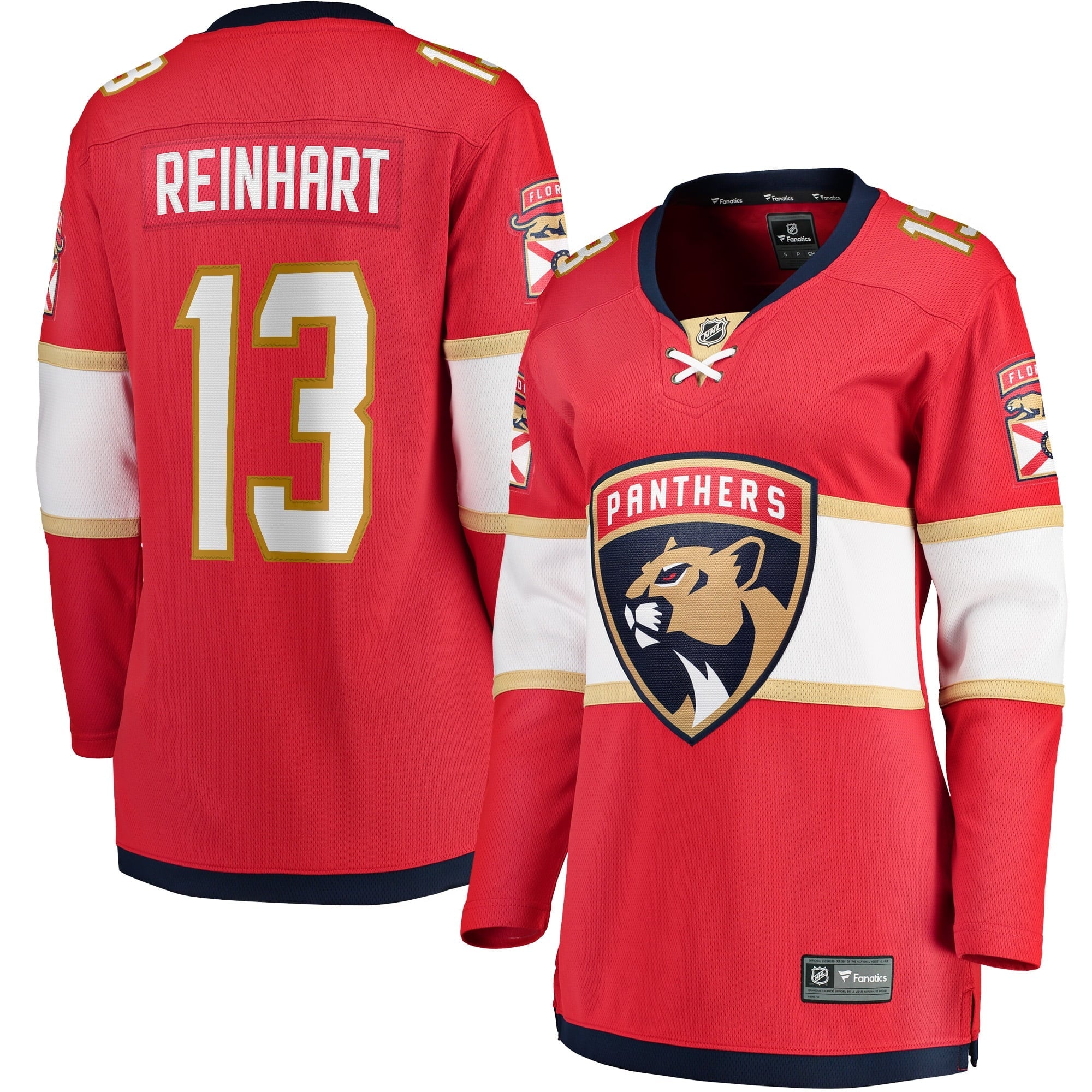 Women's Fanatics Branded Sam Reinhart Red Florida Panthers Breakaway Player Jersey - vstockx