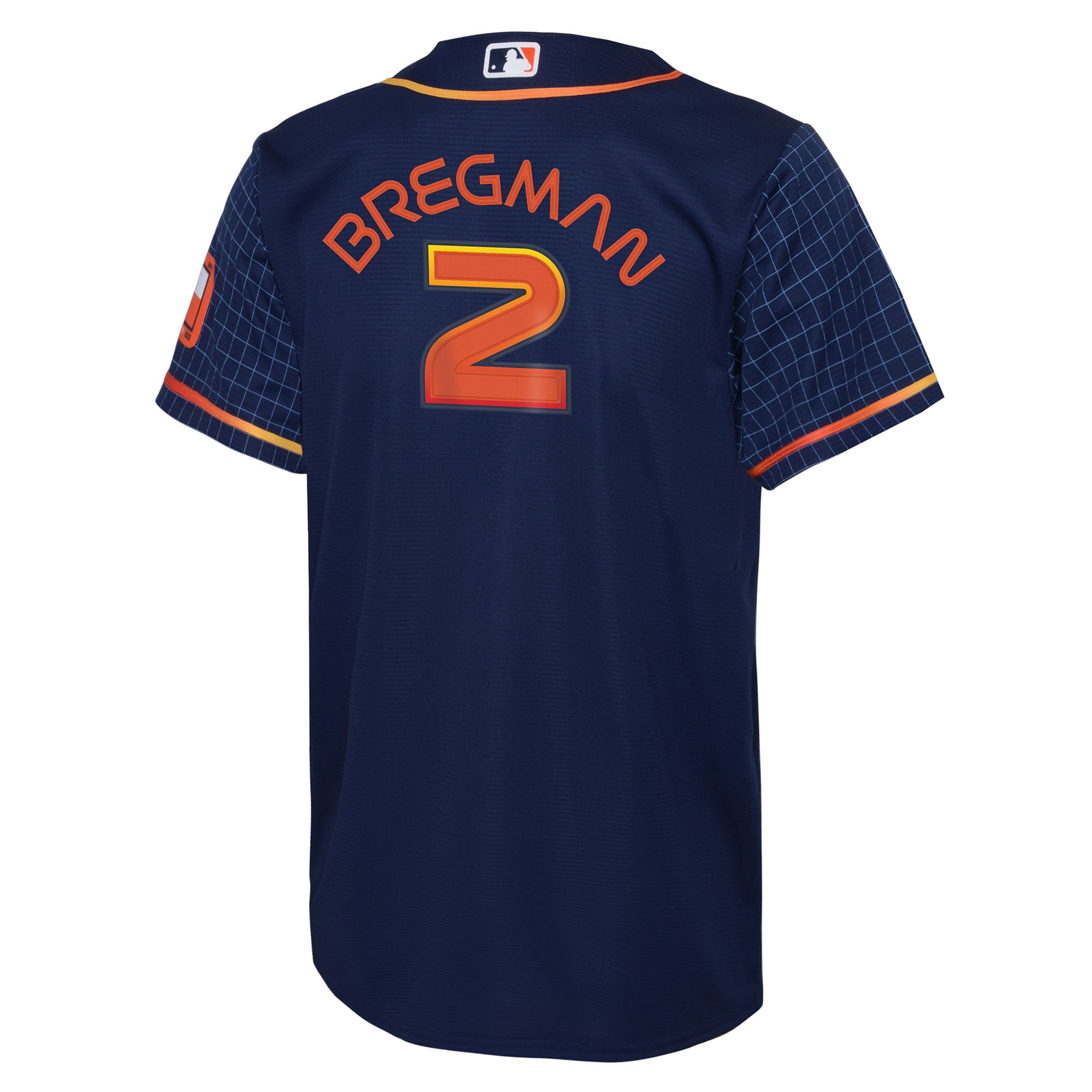 Alex Bregman Houston Astros Nike Youth 2022 City Connect Replica Player Jersey - Navy - vstockx