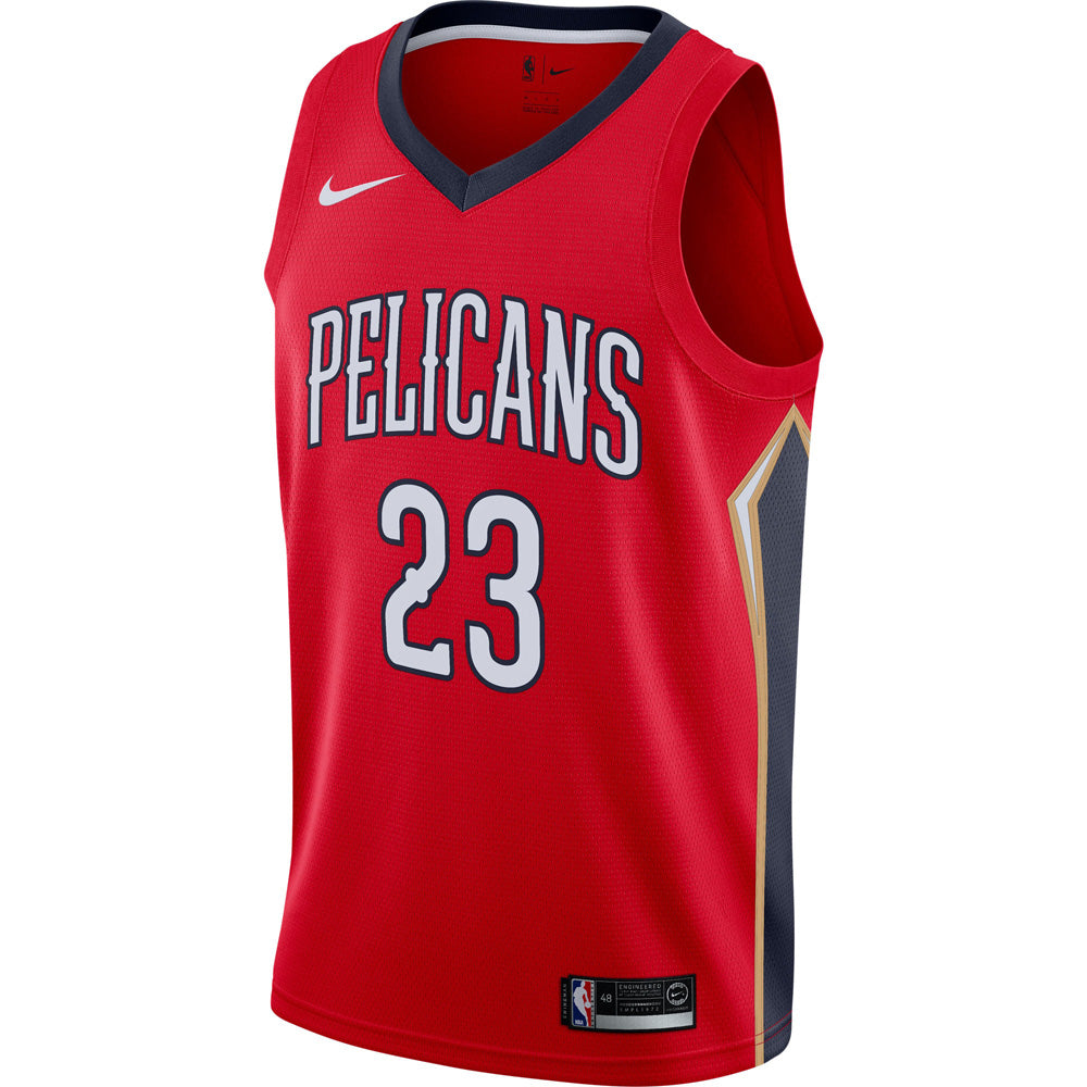 Men's New Orleans Pelicans Anthony Davis Statement Edition Jersey - Red - vstockx