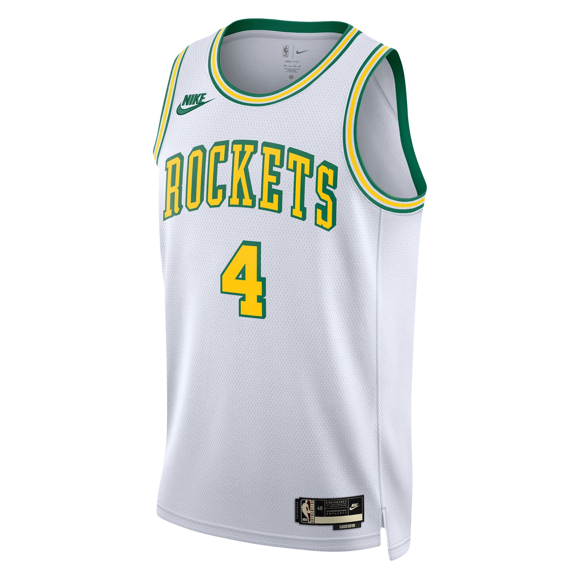 Jalen Green Houston Rockets Nike Swingman Jersey - Classic Edition - White - vstockx