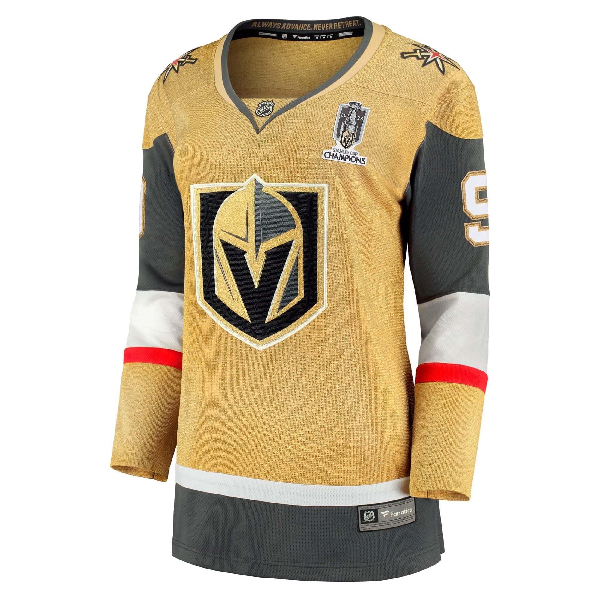 Women's Fanatics Branded Jack Eichel Gold Vegas Golden Knights 2023 Stanley Cup Champions Home Breakaway Player Jersey - vstockx