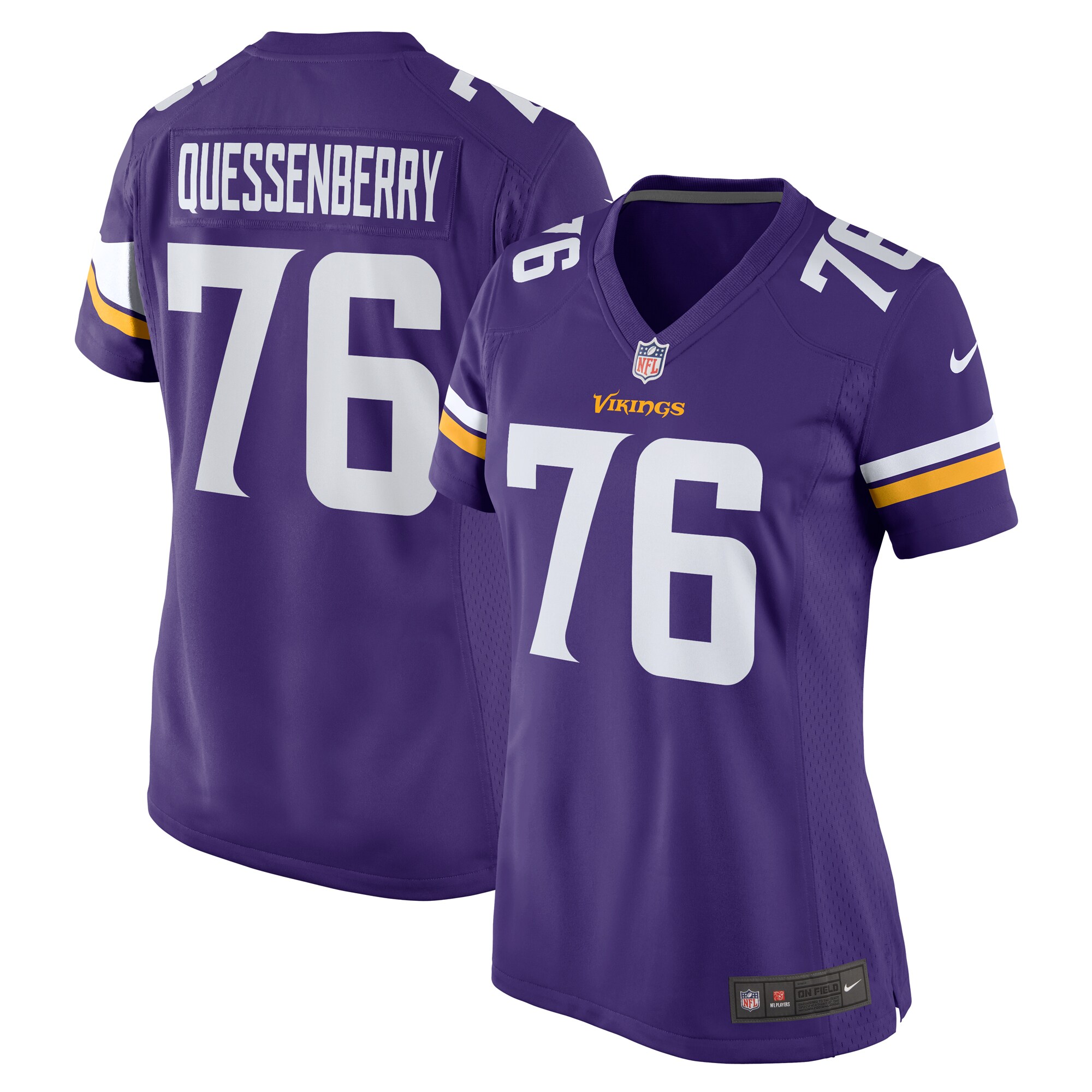 David Quessenberry Minnesota Vikings Nike Women's Team Game Jersey - Purple - vstockx