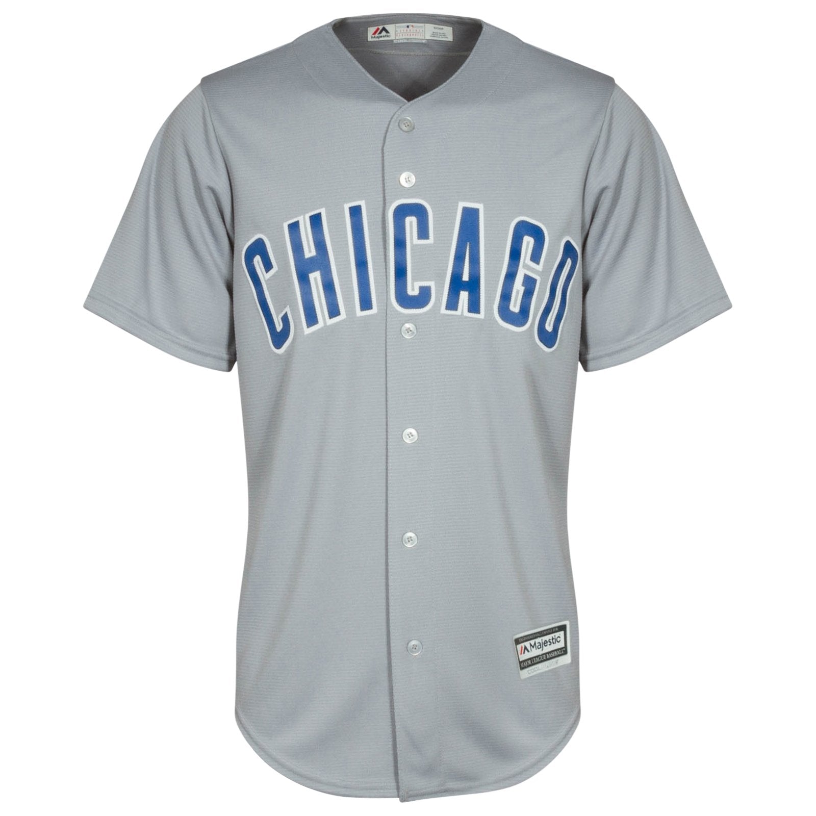 Chicago Cubs Youth Road Grey Blank Replica Jersey - vstockx