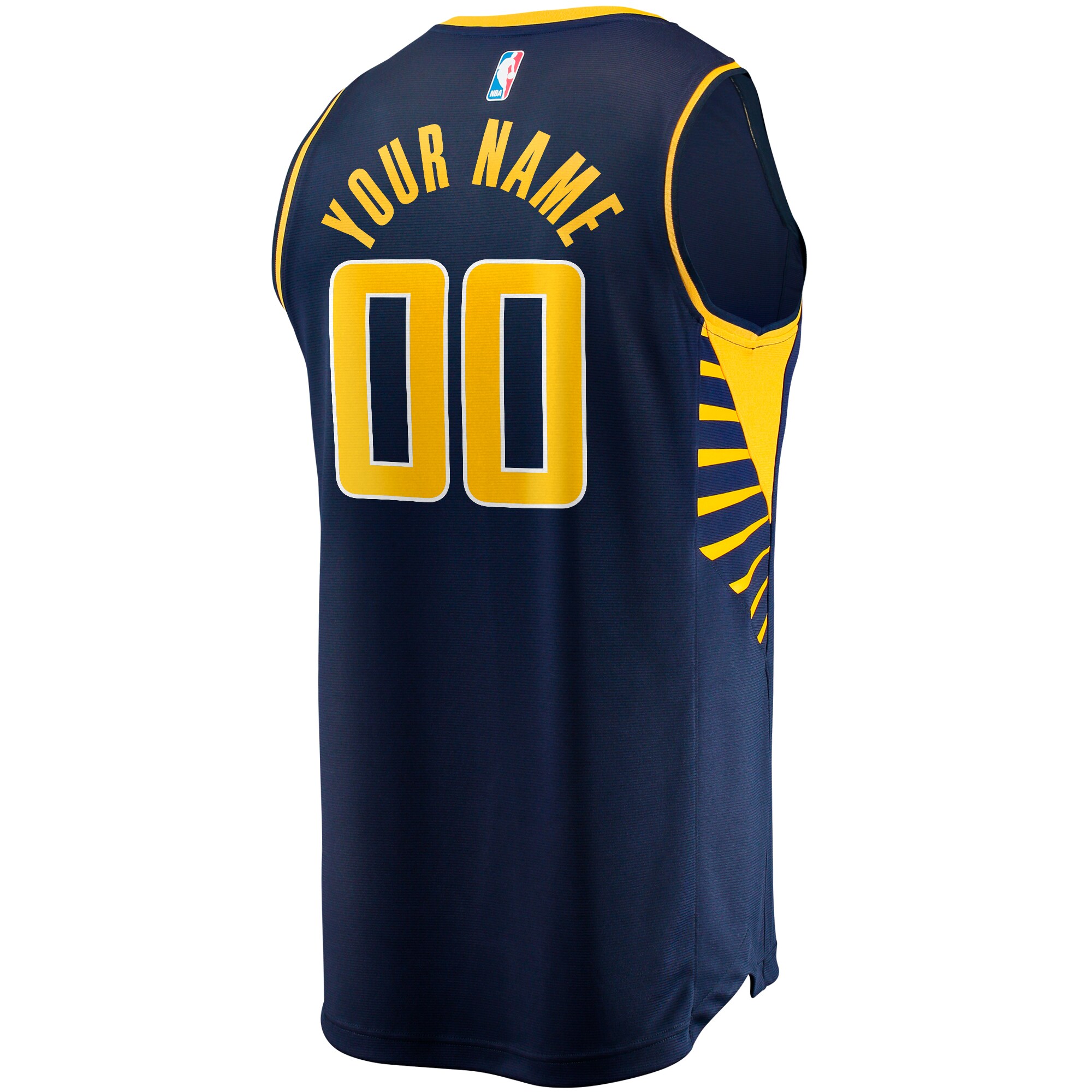 Indiana Pacers Fanatics Branded Fast Break Custom Replica Jersey - Icon Edition - Navy - vstockx