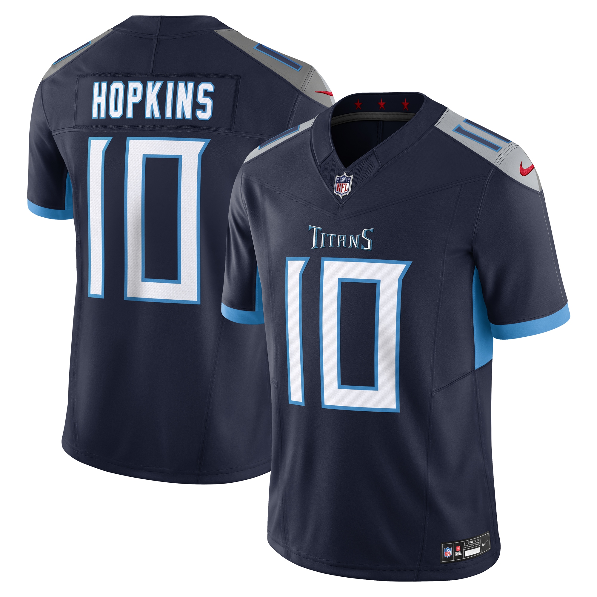 DeAndre Hopkins Tennessee Titans Nike Vapor F.U.S.E. Limited Jersey - Navy - vstockx