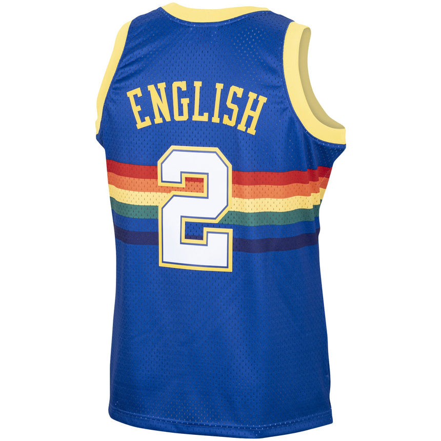 Men's Mitchell & Ness Alex English Royal Denver Nuggets 1987-88 Hardwood Classics Swingman Jersey - vstockx