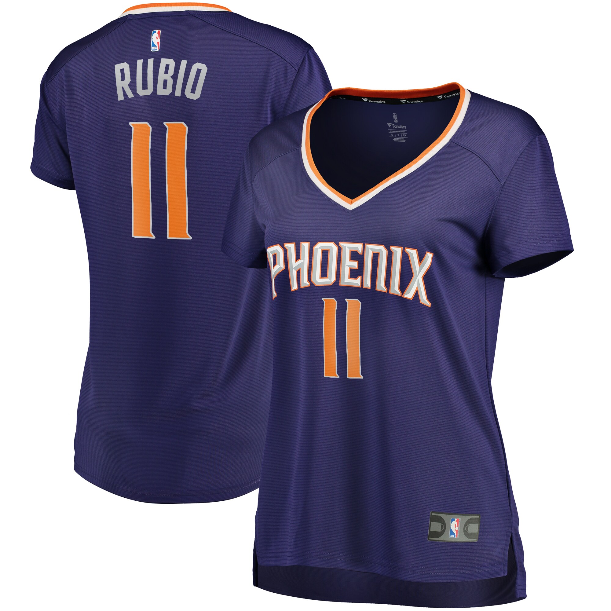 Ricky Rubio Phoenix Suns Fanatics Branded Women's Fast Break Replica Jersey Purple - Icon Edition - vstockx