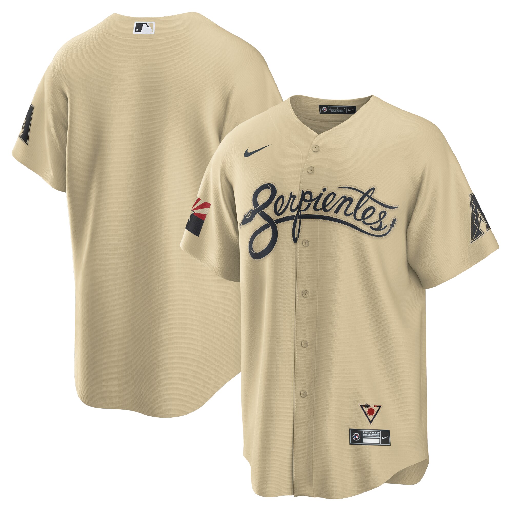 Arizona Diamondbacks Nike City Connect Replica Jersey - Sand - vstockx
