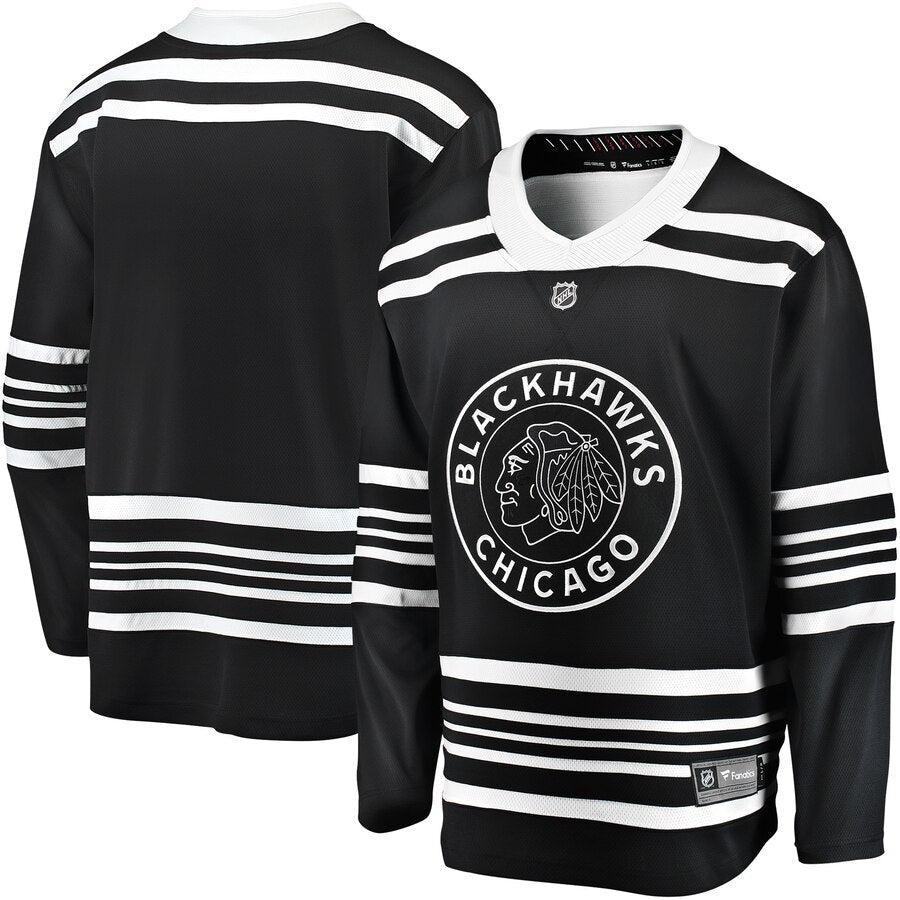 Chicago Blackhawks Black Alternate Fanatics Breakaway Jersey - vstockx