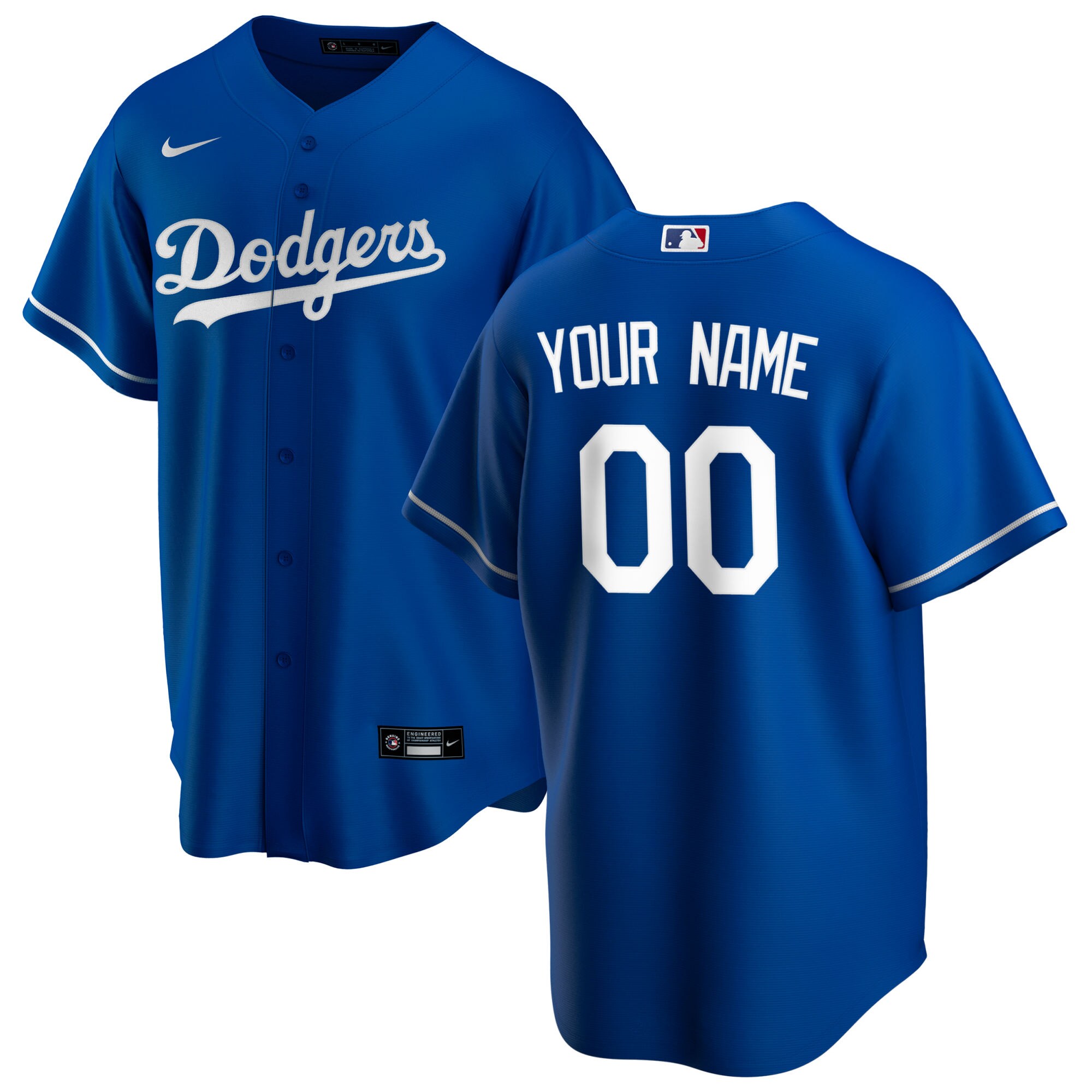 Los Angeles Dodgers Nike Alternate Replica Custom Jersey - Royal - vstockx