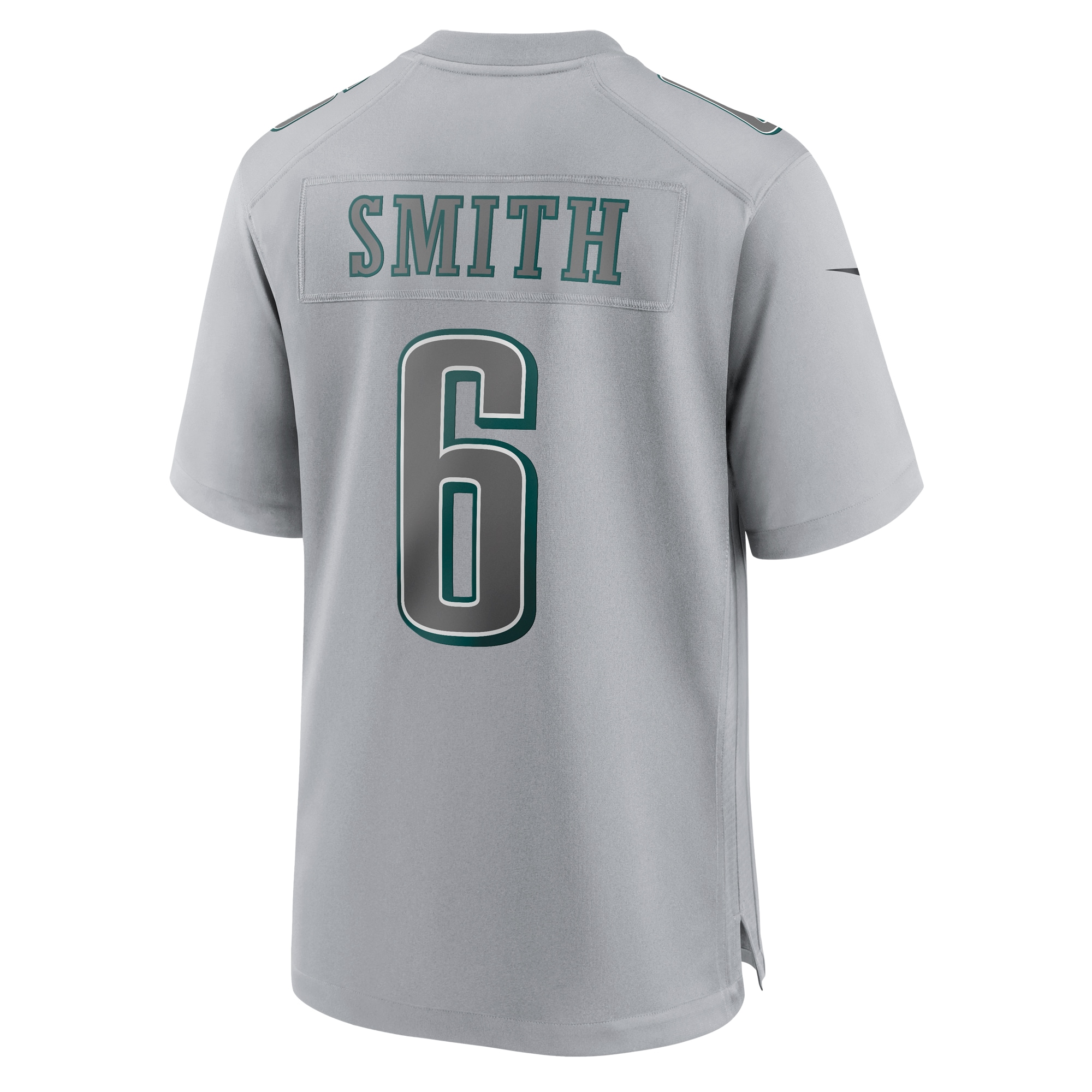 DeVonta Smith Philadelphia Eagles Nike Super Bowl LVII Patch Atmosphere Fashion Game Jersey - Gray - vstockx