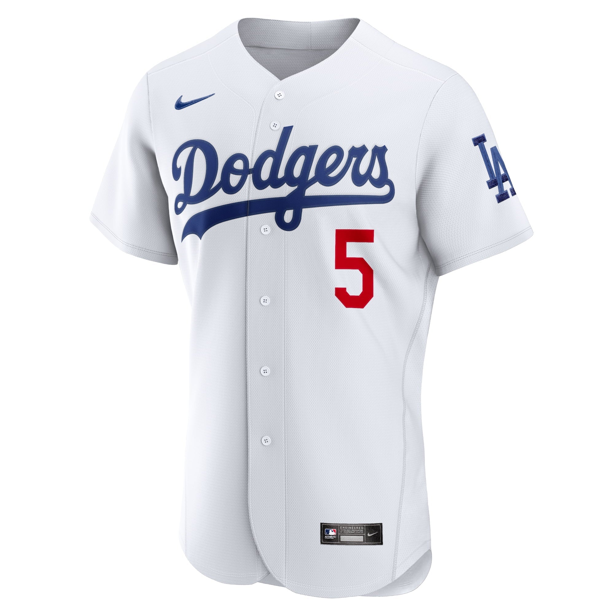 Men's Nike Freddie Freeman White Los Angeles Dodgers Authentic Player Jersey - vstockx