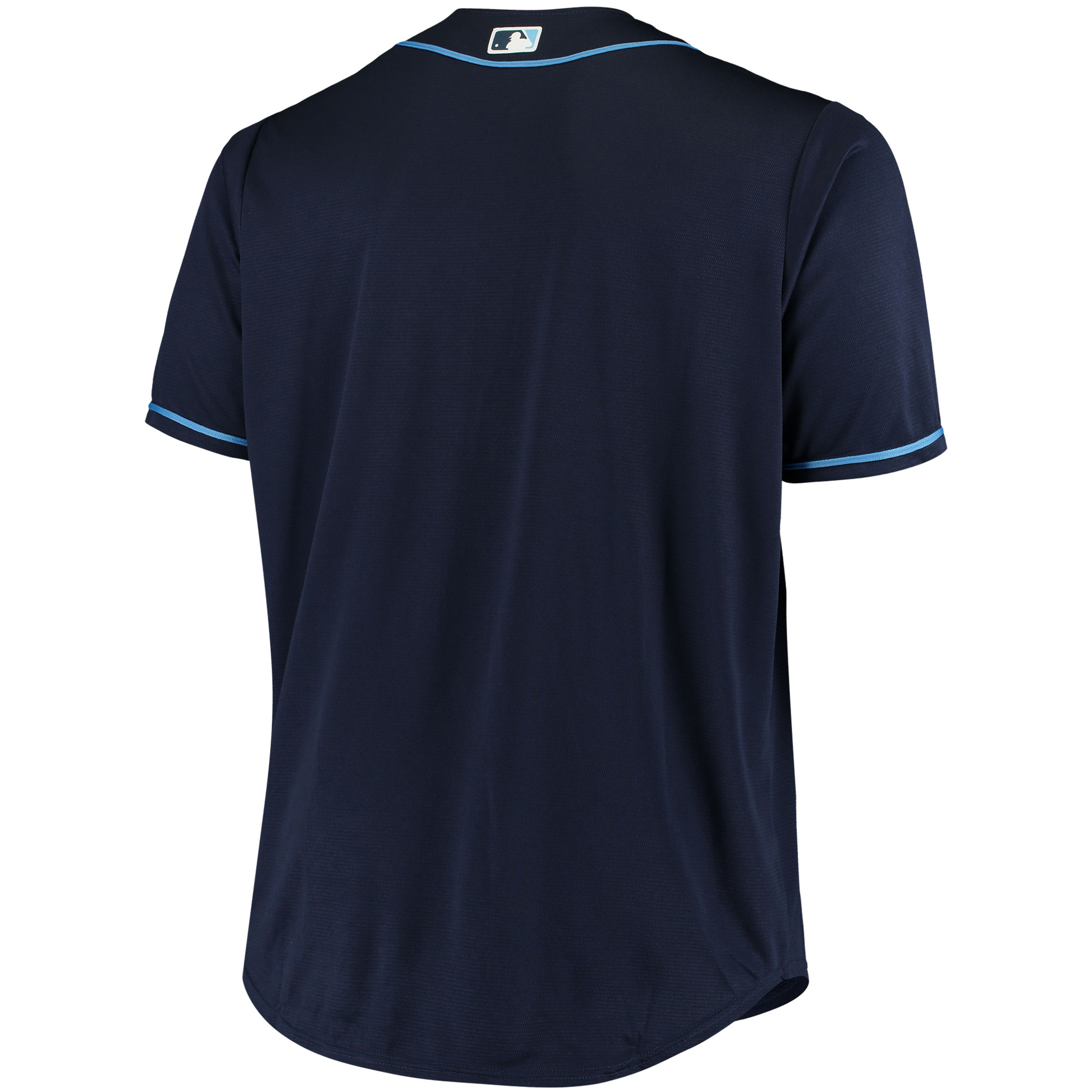 Tampa Bay Rays Big & Tall Replica Alternate Team Jersey - Navy - vstockx