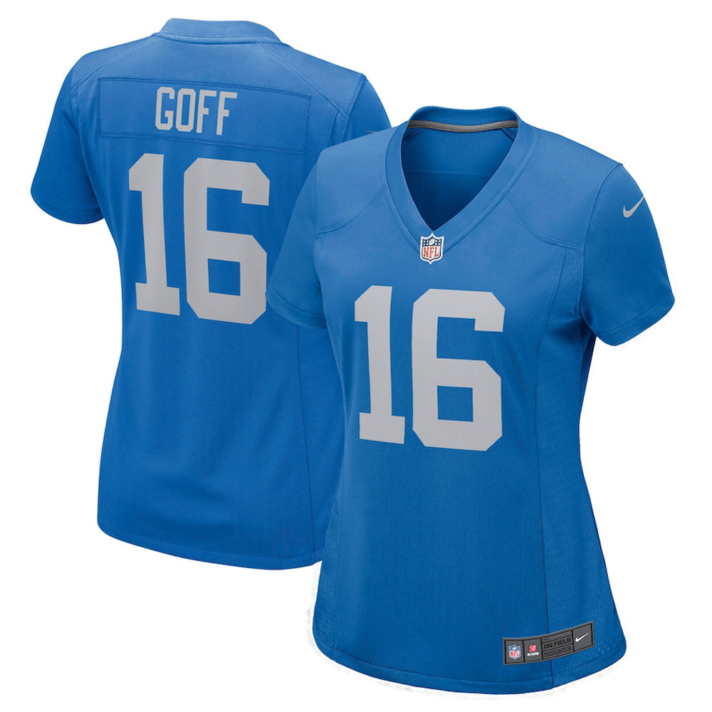 Women's Detroit Lions Jared Goff Game Jersey - Blue - vstockx