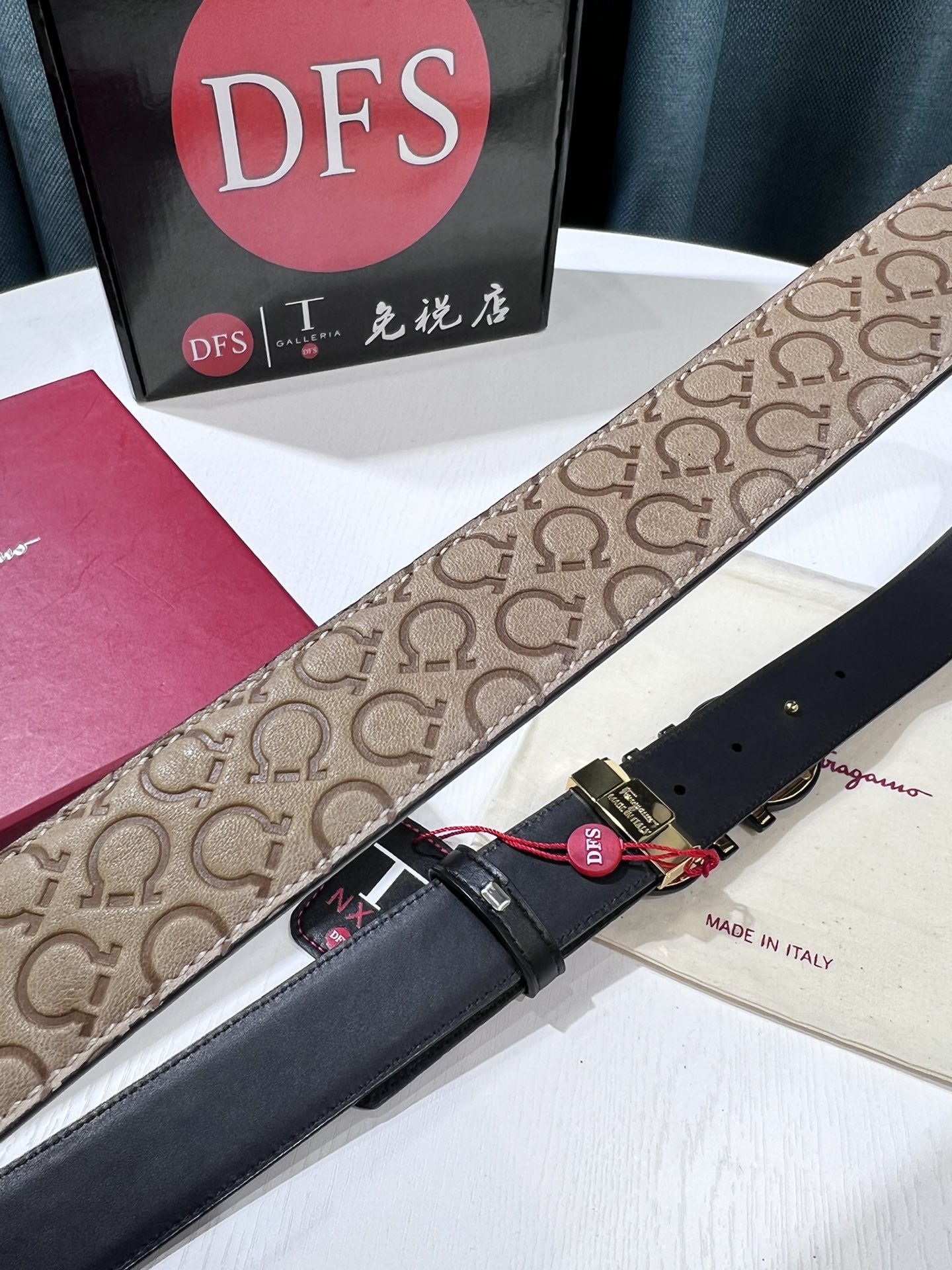 Streetwear Belt Ferragamo 319558 size:3.5cm - vstockx