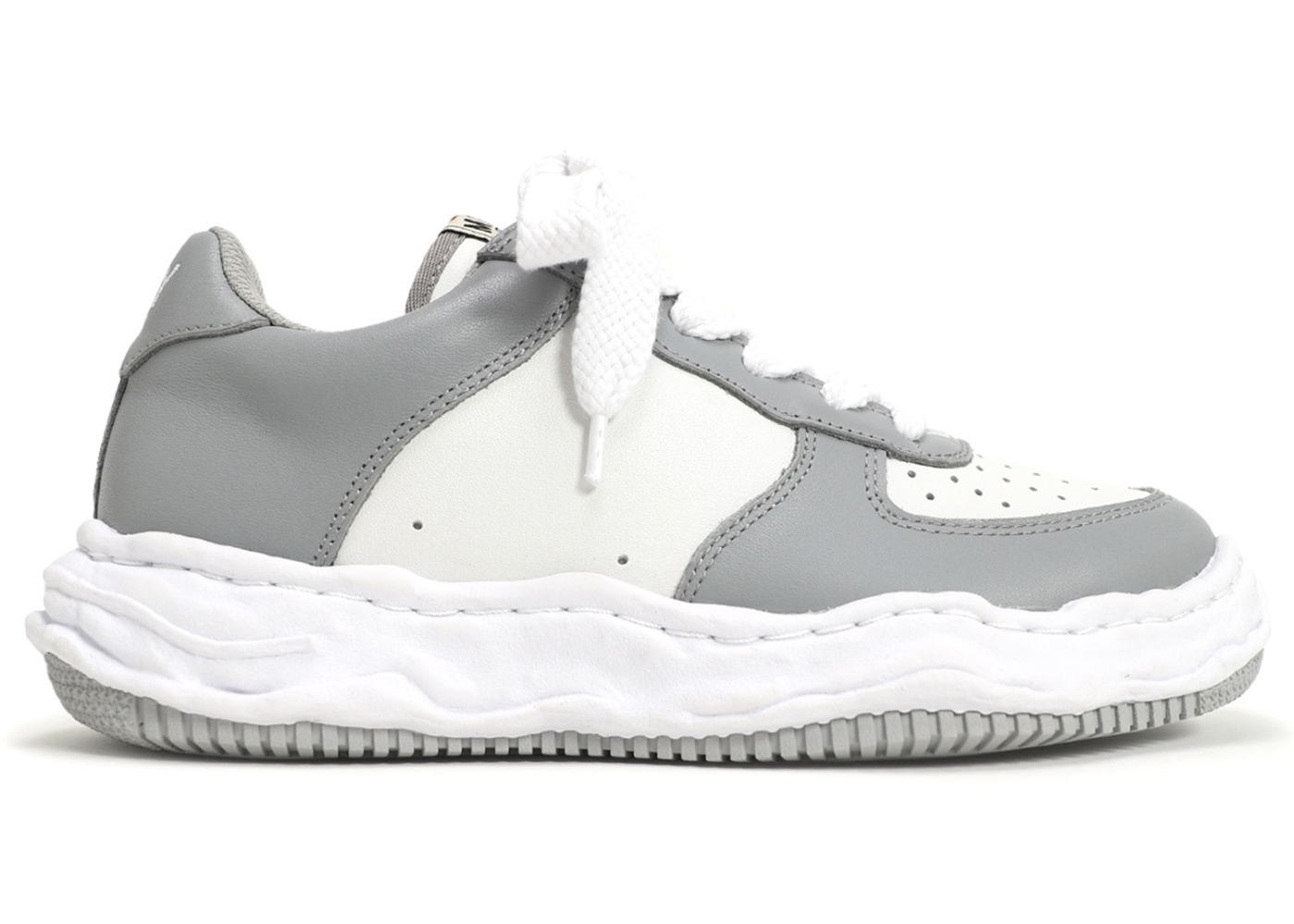 Maison Mihara Yasuhiro Wayne OG Sole Low White Grey - vstockx