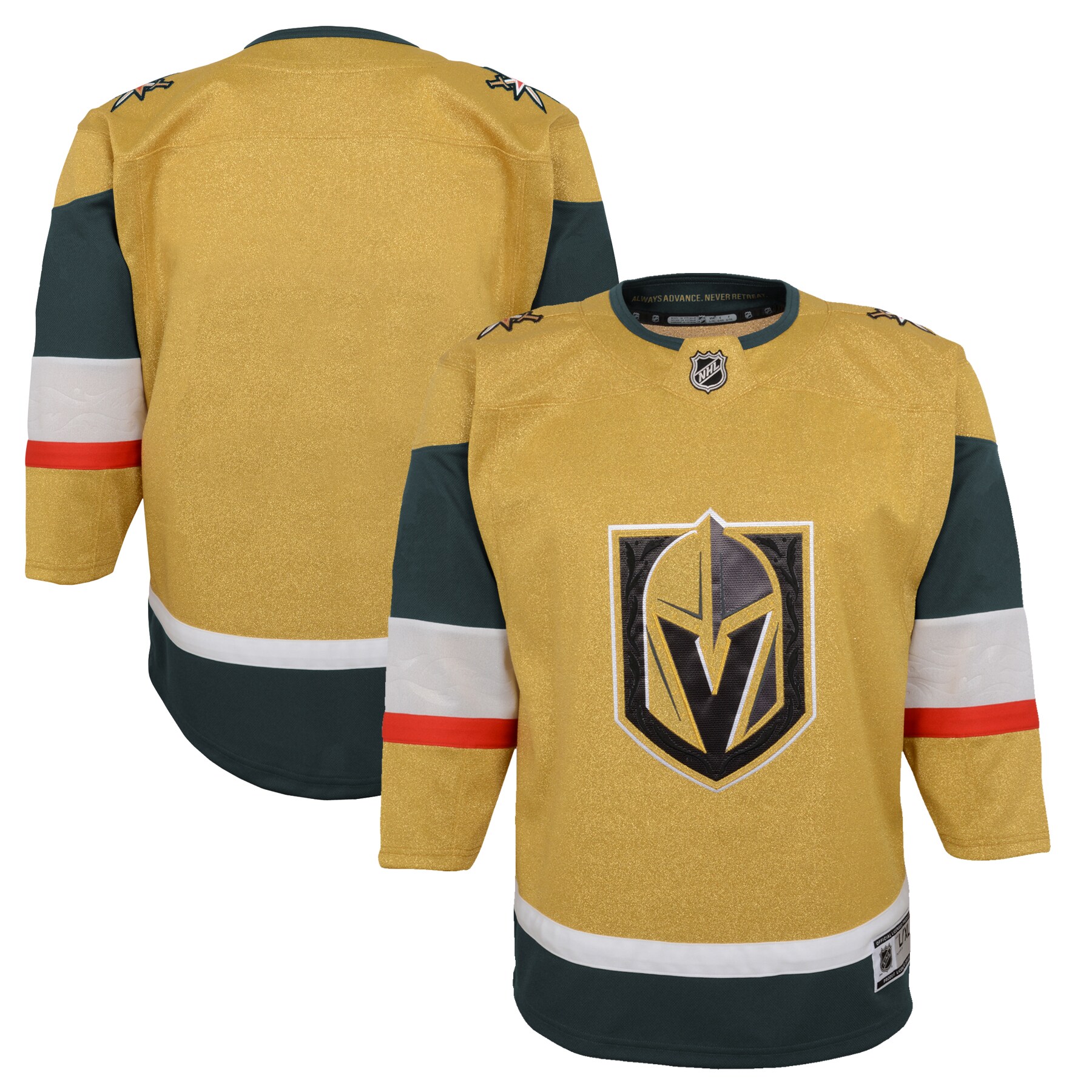 Vegas Golden Knights Preschool 2020/21 Home Premier Jersey - Gold - vstockx