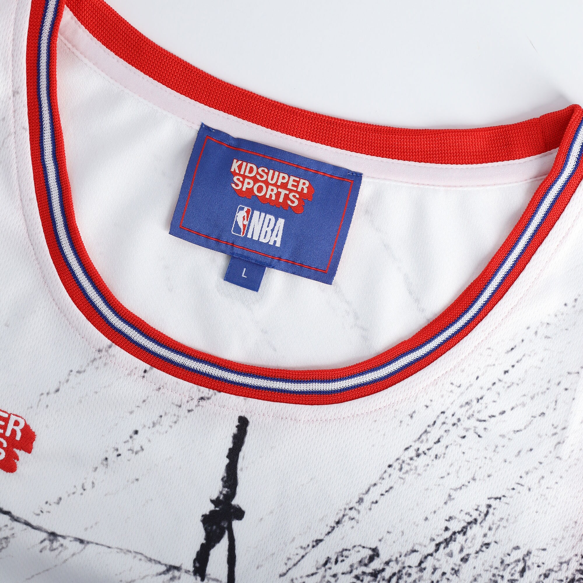 LA Clippers NBA & KidSuper Studios by Fanatics Unisex Hometown Jersey - Gray - vstockx