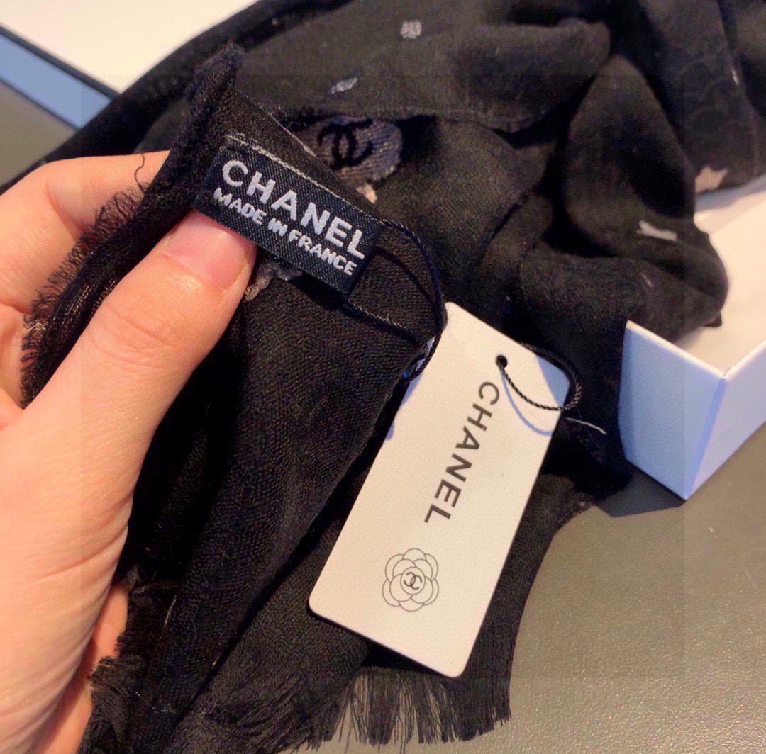 Streetwear Scarf CHANEL 329007 SIZE:90*200cm - vstockx