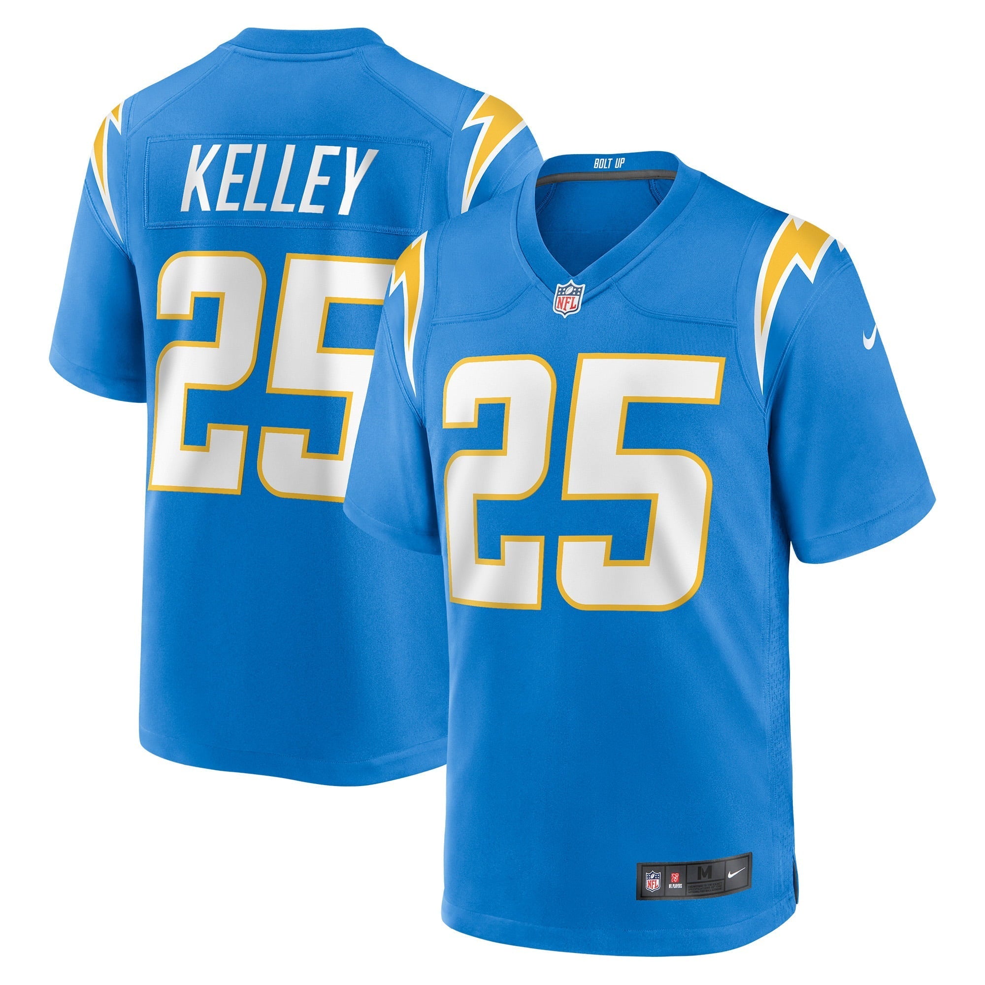 Men's Nike Joshua Kelley Powder Blue Los Angeles Chargers Game Jersey - vstockx