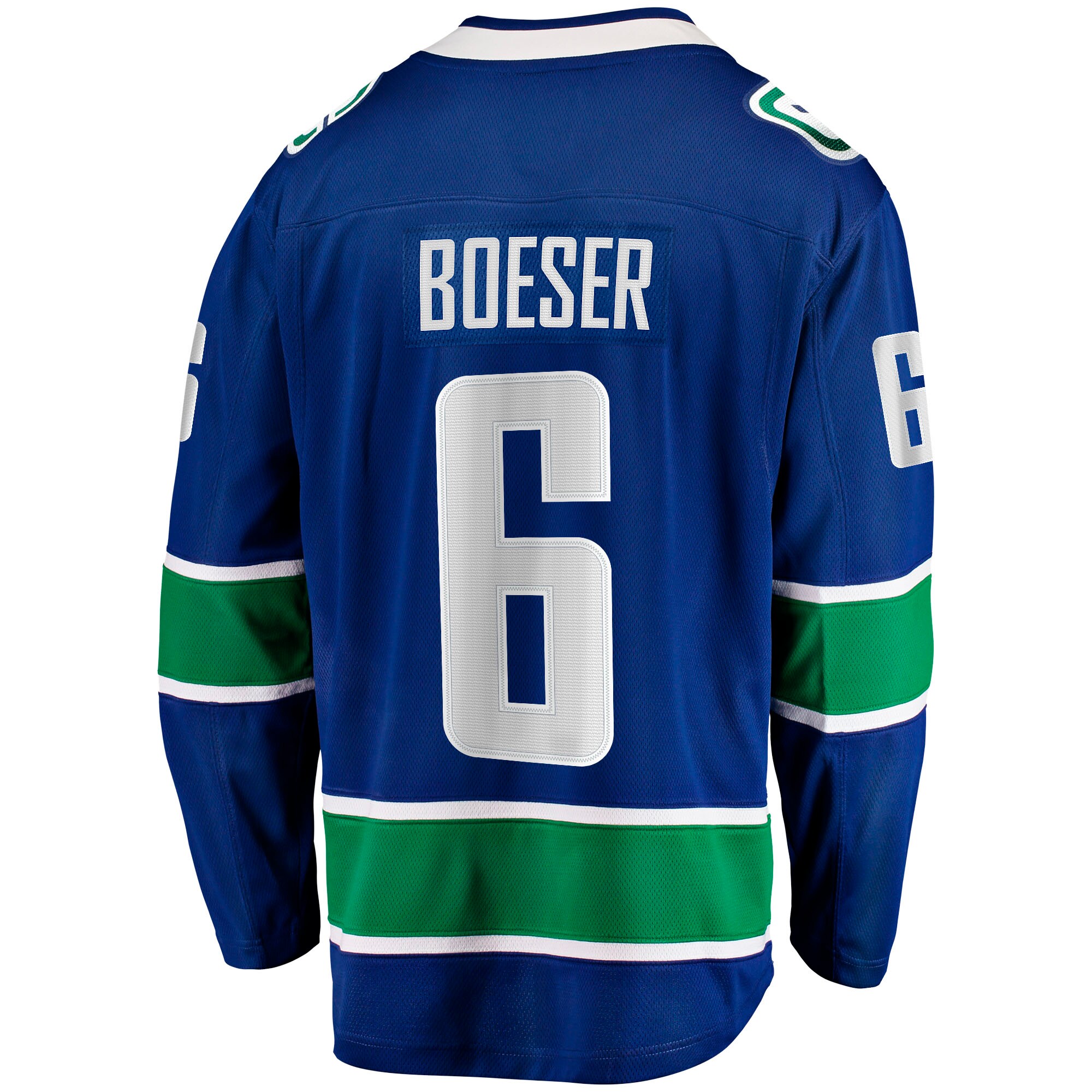 Brock Boeser Vancouver Canucks Fanatics Branded Home Breakaway Jersey - Blue - vstockx