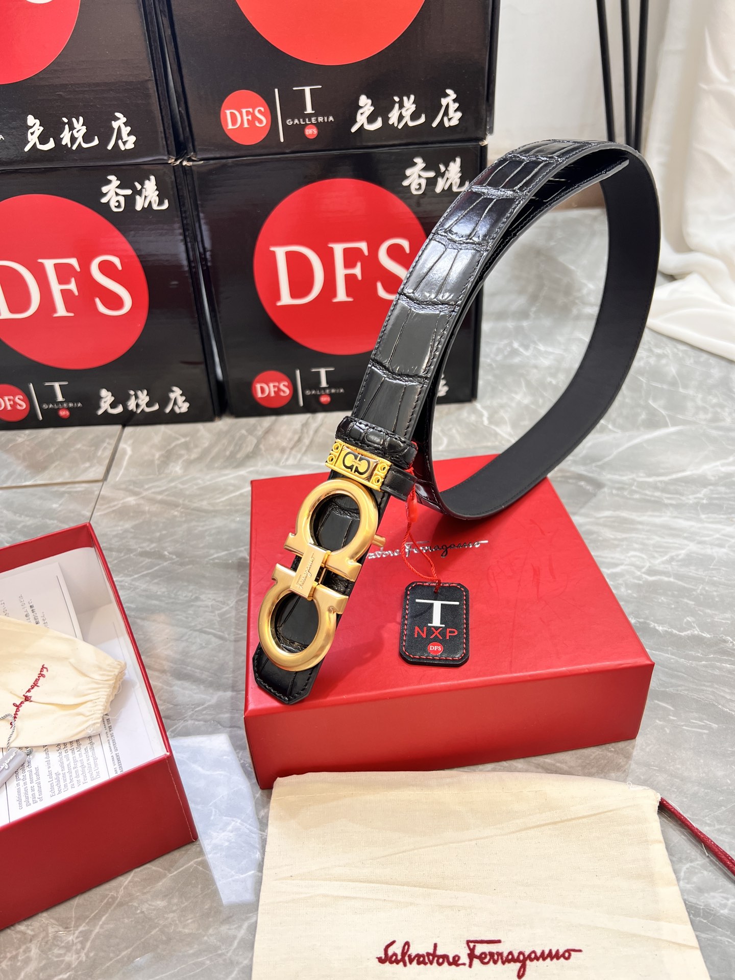 Streetwear Belt Ferragamo 319850 size:3.5cm - vstockx