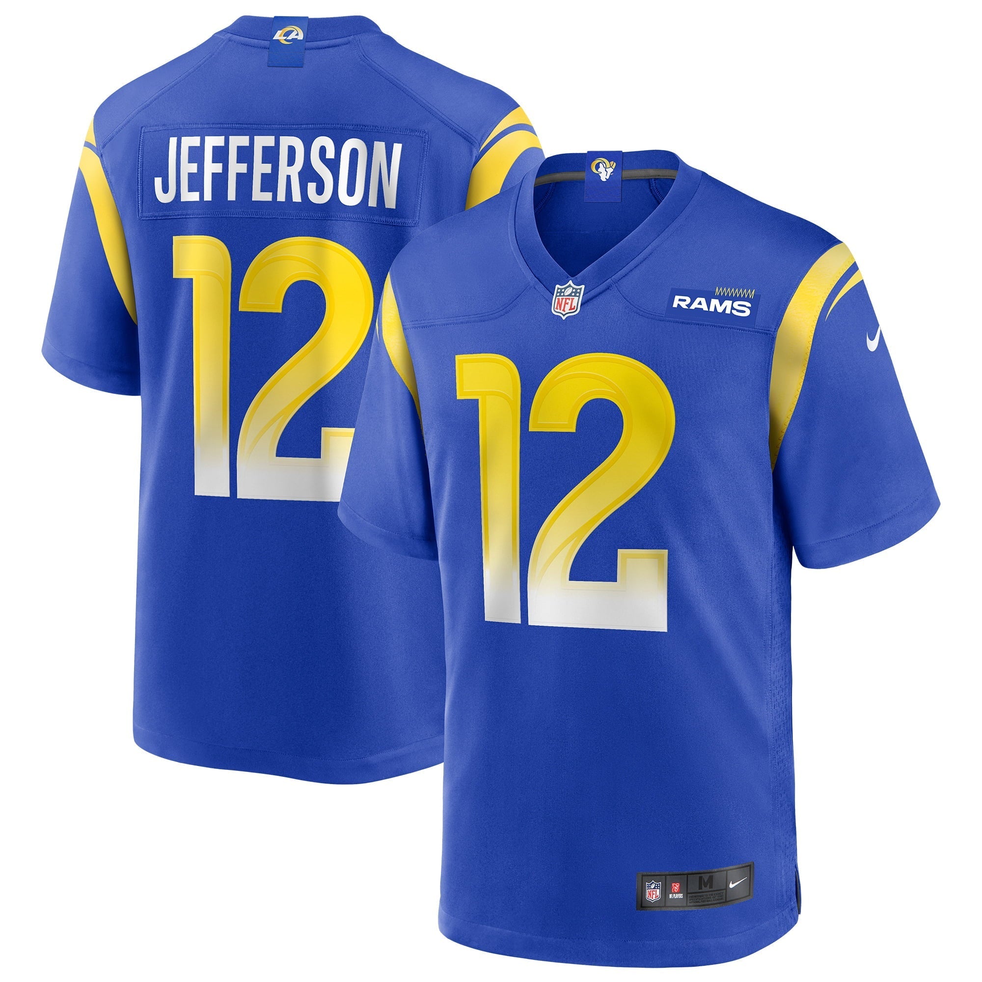 Men's Nike Van Jefferson Royal Los Angeles Rams Player Game Jersey - vstockx