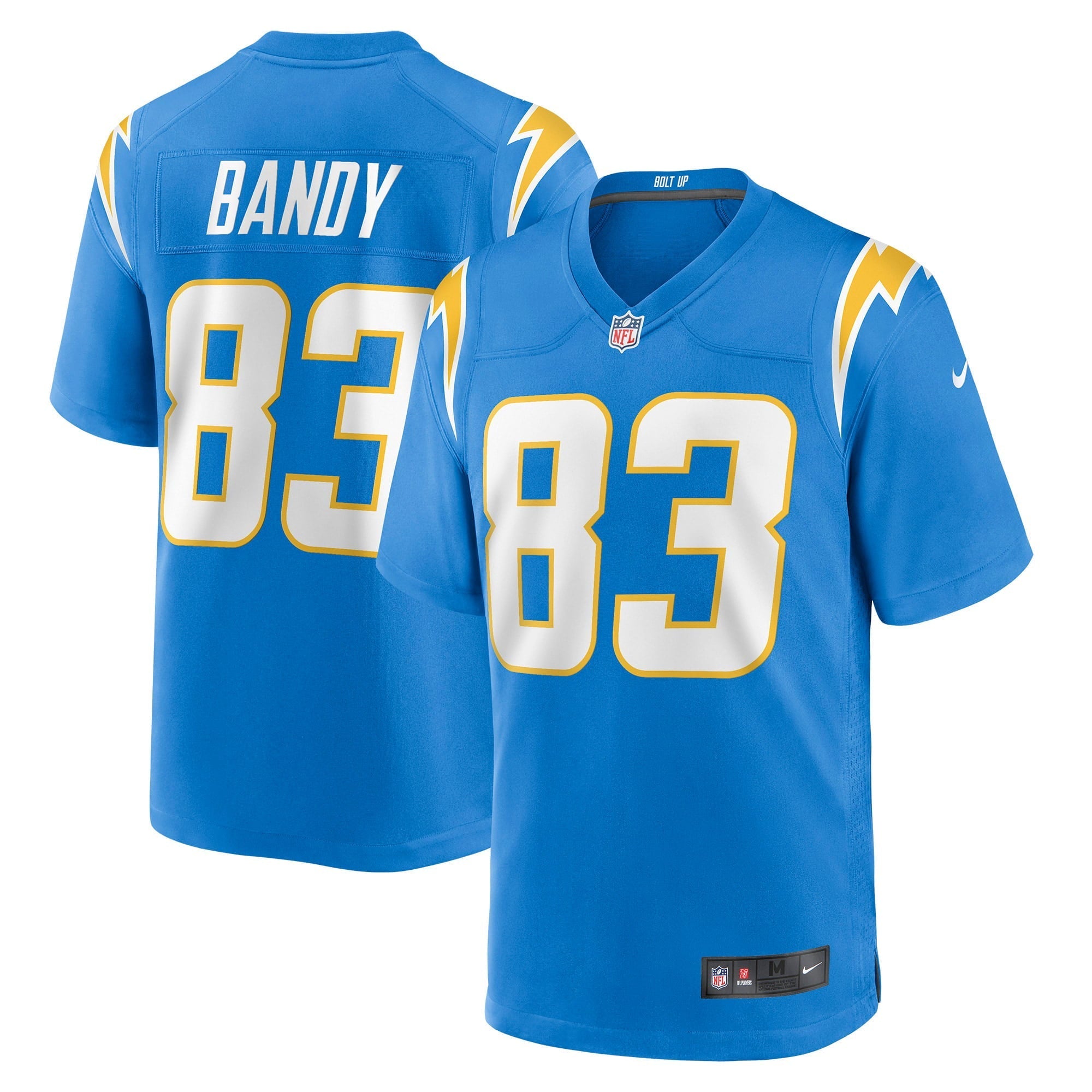 Men's Nike Michael Bandy Powder Blue Los Angeles Chargers Player Game Jersey - vstockx