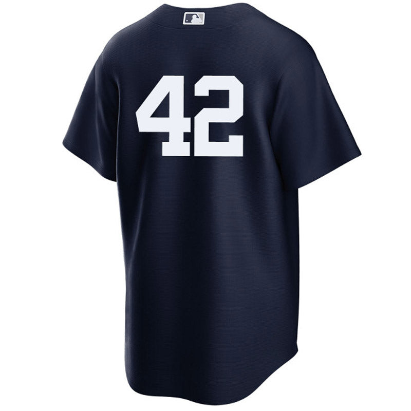 Men's New York Yankees Mariano Rivera Replica Alternate Jersey - Navy - vstockx