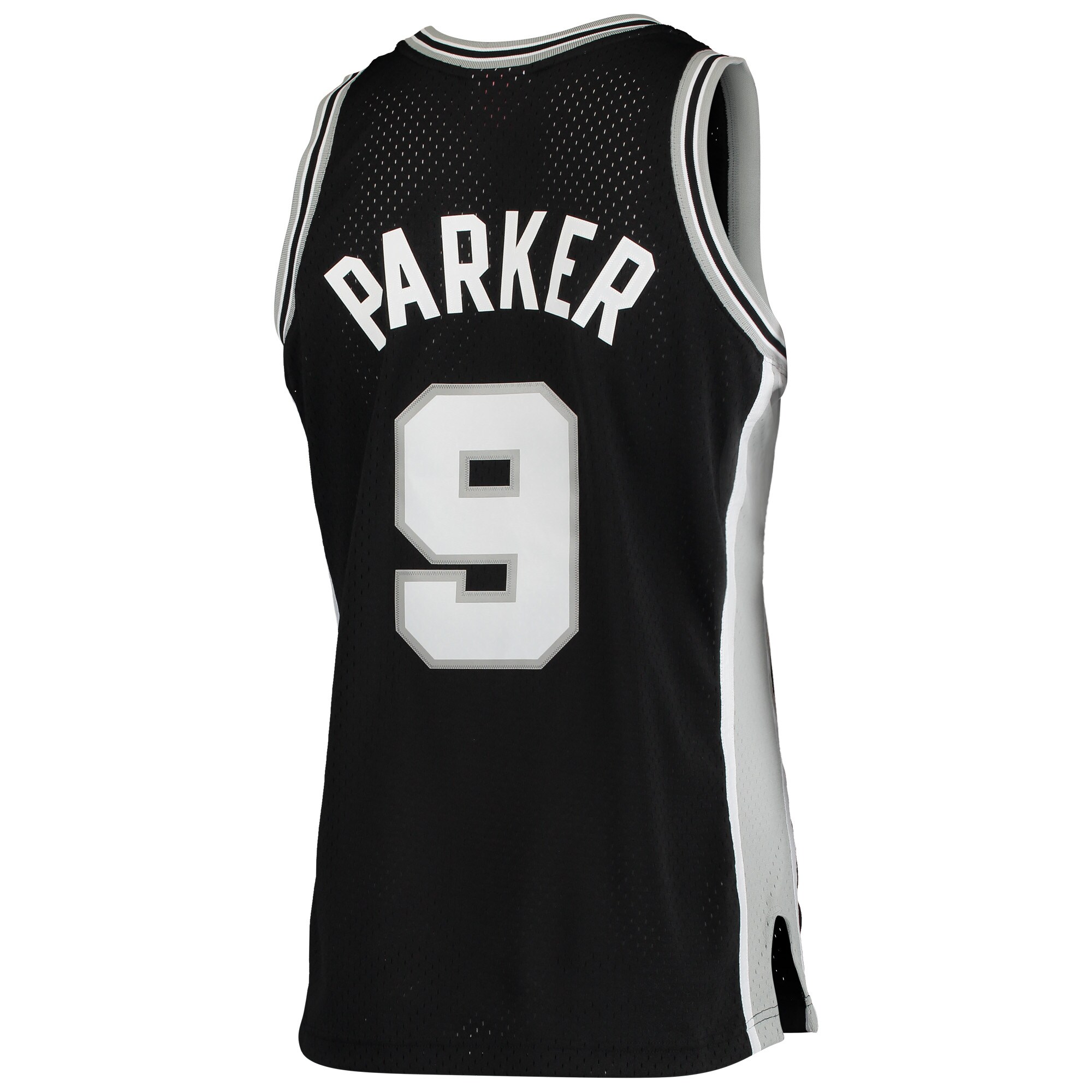 Tony Parker San Antonio Spurs Mitchell & Ness Hardwood Classics Swingman Jersey - Black - vstockx