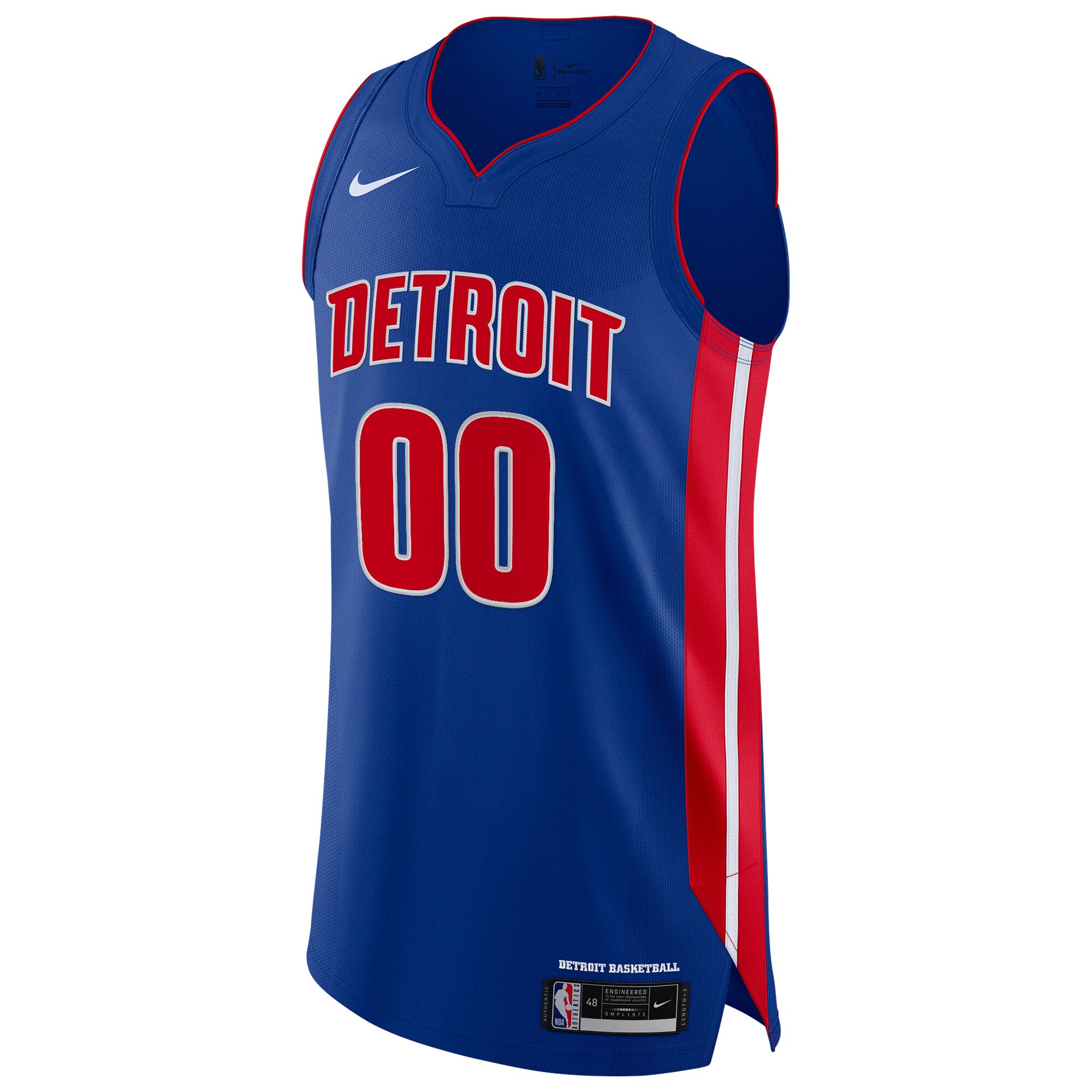 Detroit Pistons Nike Authentic Custom Jersey Blue - Icon Edition - vstockx
