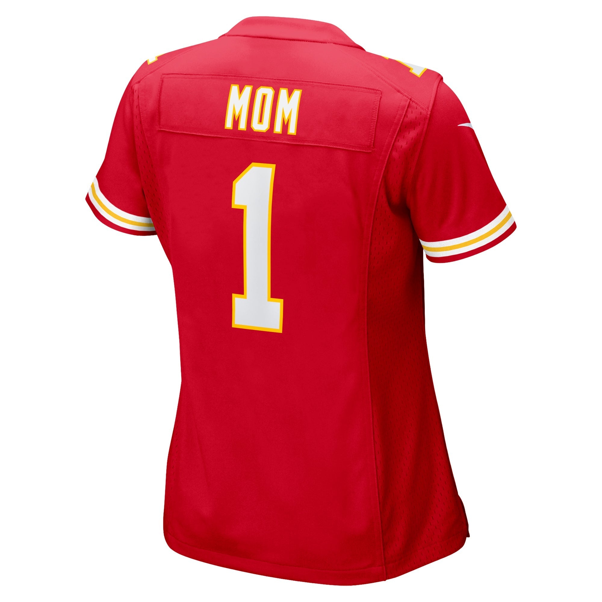 Women's Nike Number 1 Mom Red Kansas City Chiefs Game Jersey - vstockx