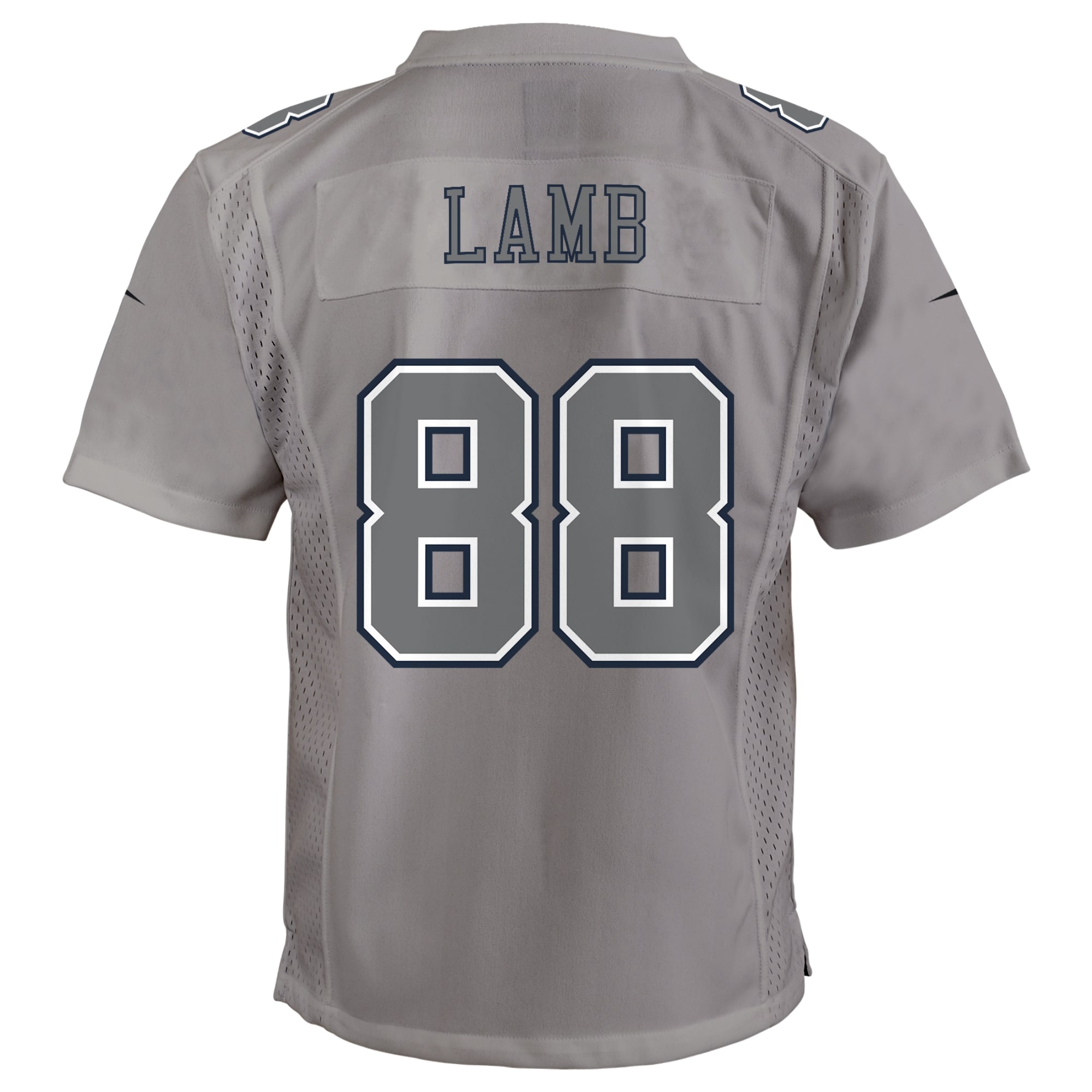 CeeDee Lamb Dallas Cowboys Nike Youth Atmosphere Game Jersey - Gray - vstockx