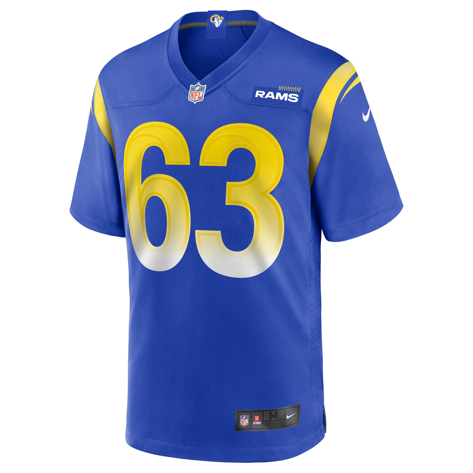 Austin Corbett Los Angeles Rams Nike Game Jersey - Royal - vstockx