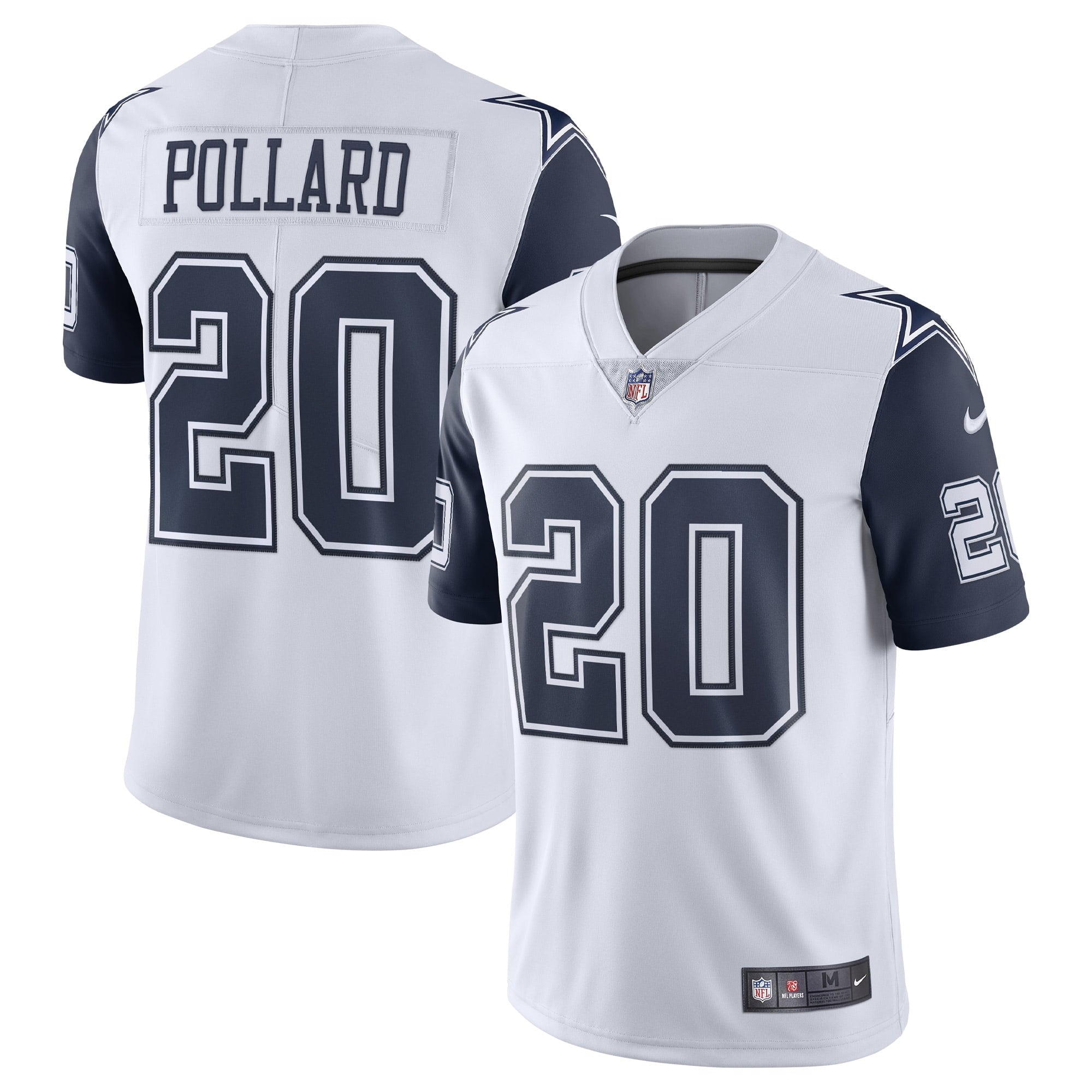 Men's Nike Tony Pollard White Dallas Cowboys Vapor Limited Jersey - vstockx