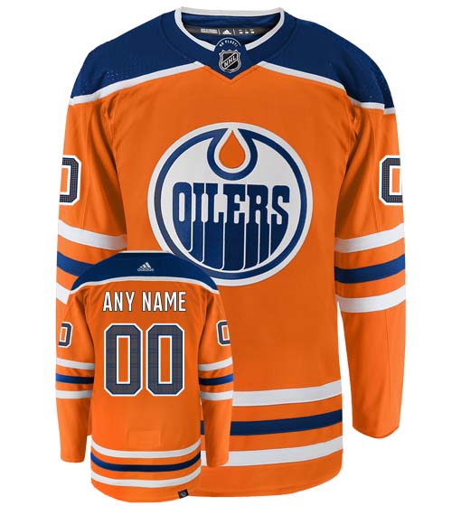 Customizable Edmonton Oilers 2021 Adidas Primegreen Authentic NHL Hockey Jersey - vstockx