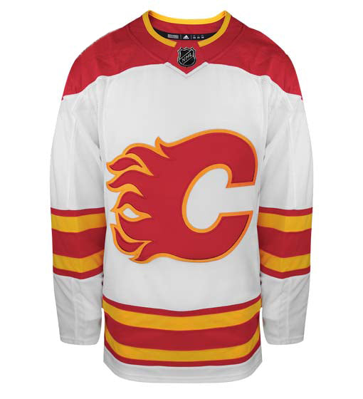Customizable Calgary Flames Adidas Primegreen Authentic NHL Hockey Jersey - vstockx