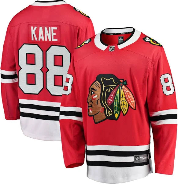 Youth Patrick Kane Chicago Blackhawks NHL Branded Replica Red Home Jersey - vstockx