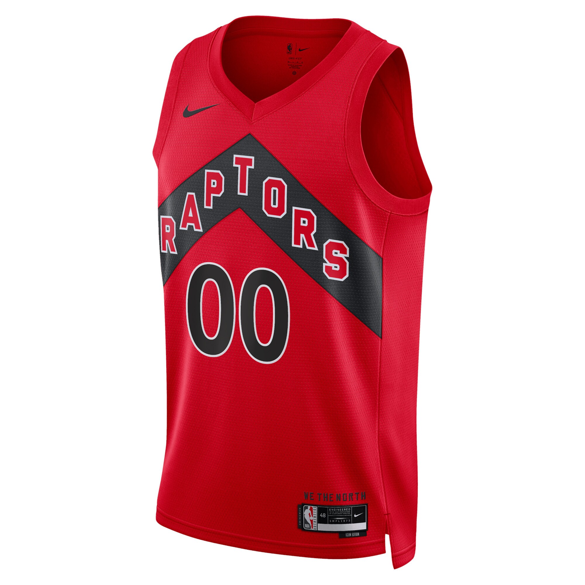 Toronto Raptors Nike Unisex Swingman Custom Jersey Red - Icon Edition - vstockx
