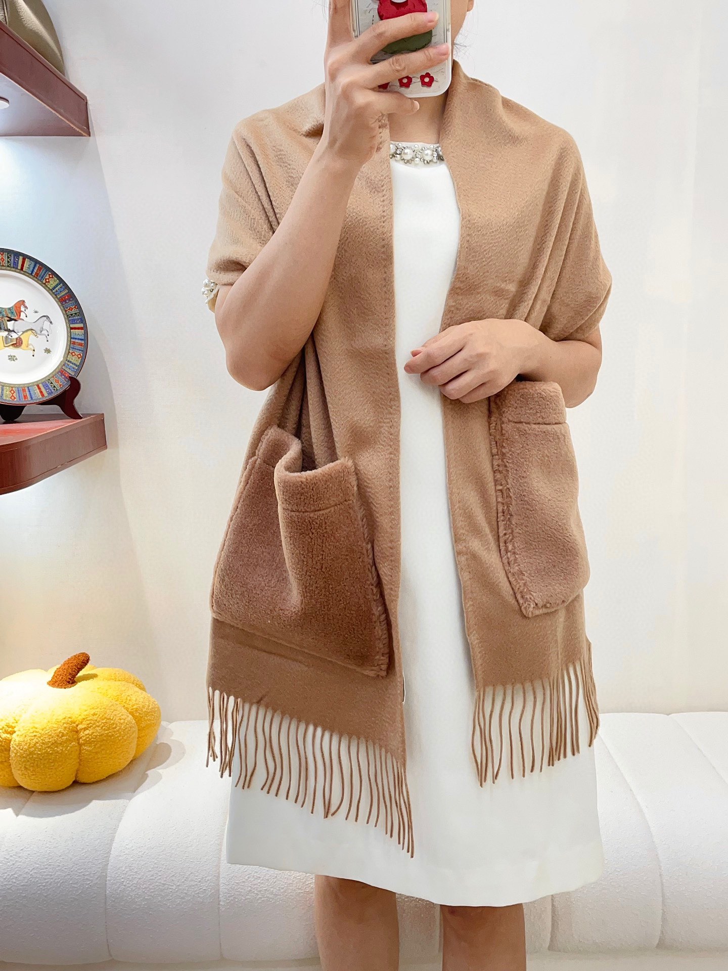 Streetwear Scarf MAXMARA 328836 size:35cm*210cm - vstockx