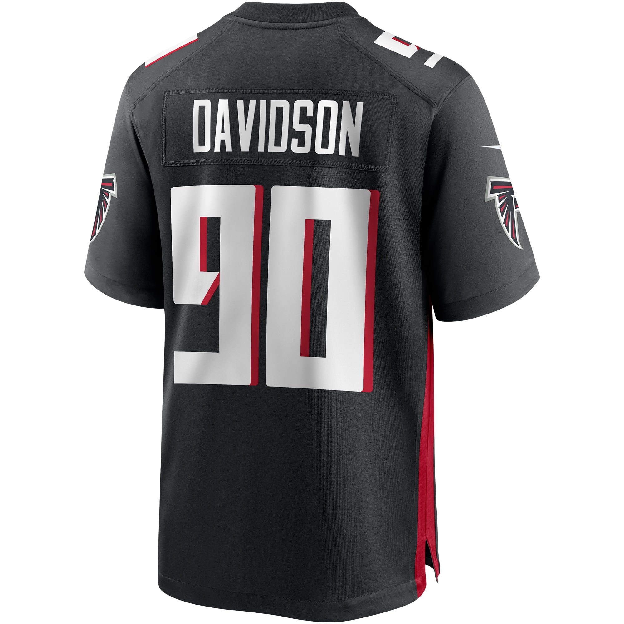 Men's Nike Marlon Davidson Black Atlanta Falcons Player Game Jersey - vstockx