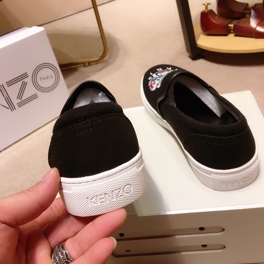 Kenzo K-SKATE Tiger canvas slip-on sneakers 23 - vstockx