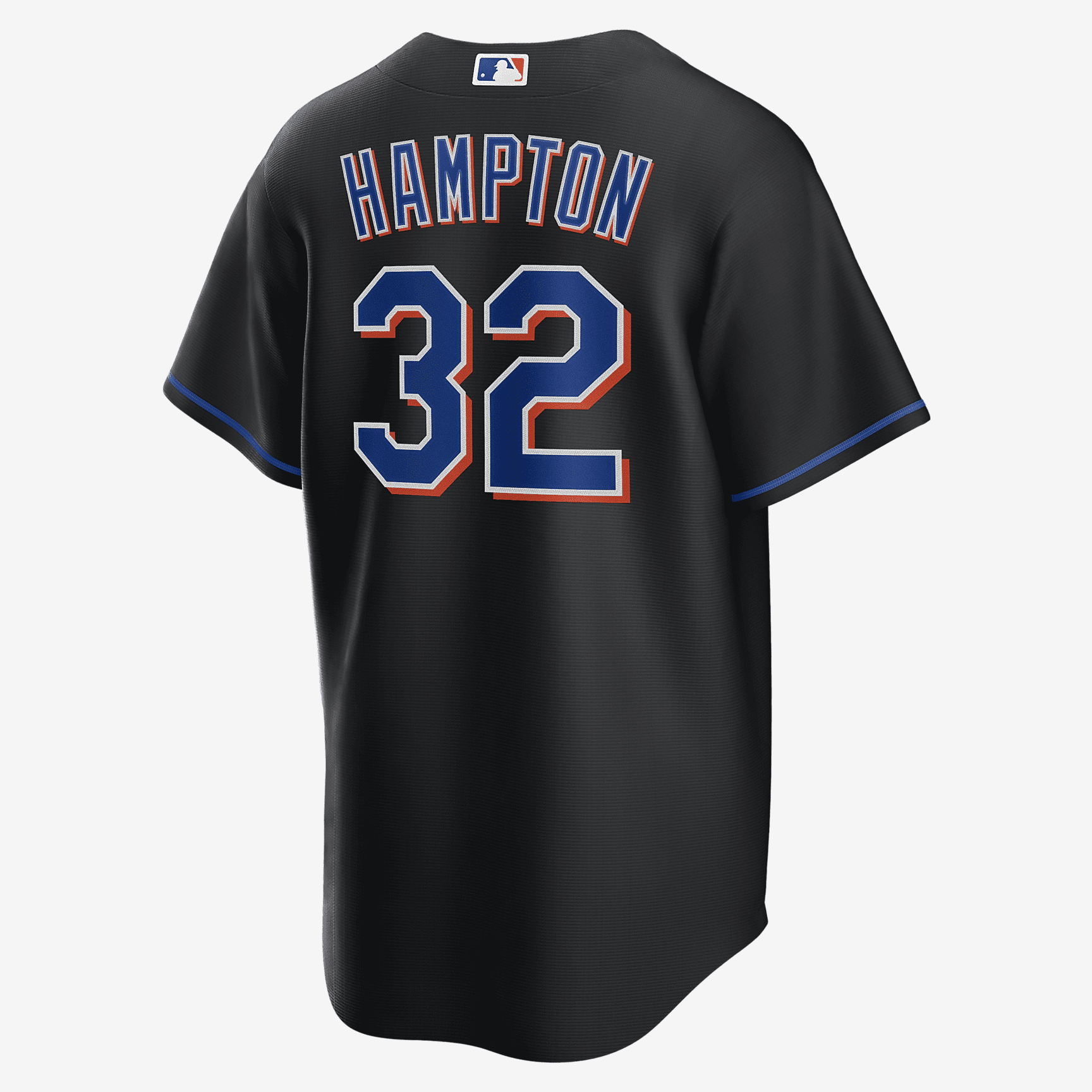 MLB New York Mets (Mike Hampton) Men's Replica Baseball Jersey - Black - vstockx
