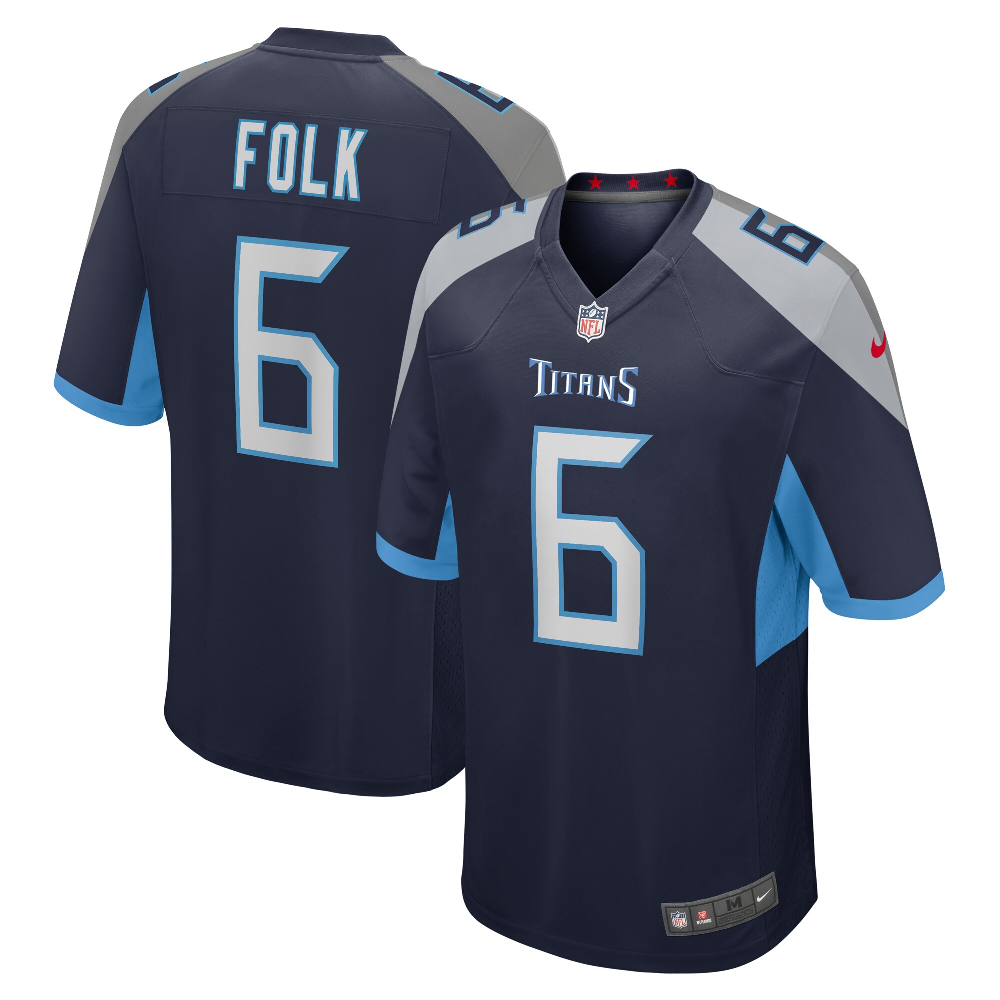 Nick Folk Tennessee Titans Nike Team Game Jersey - Navy - vstockx
