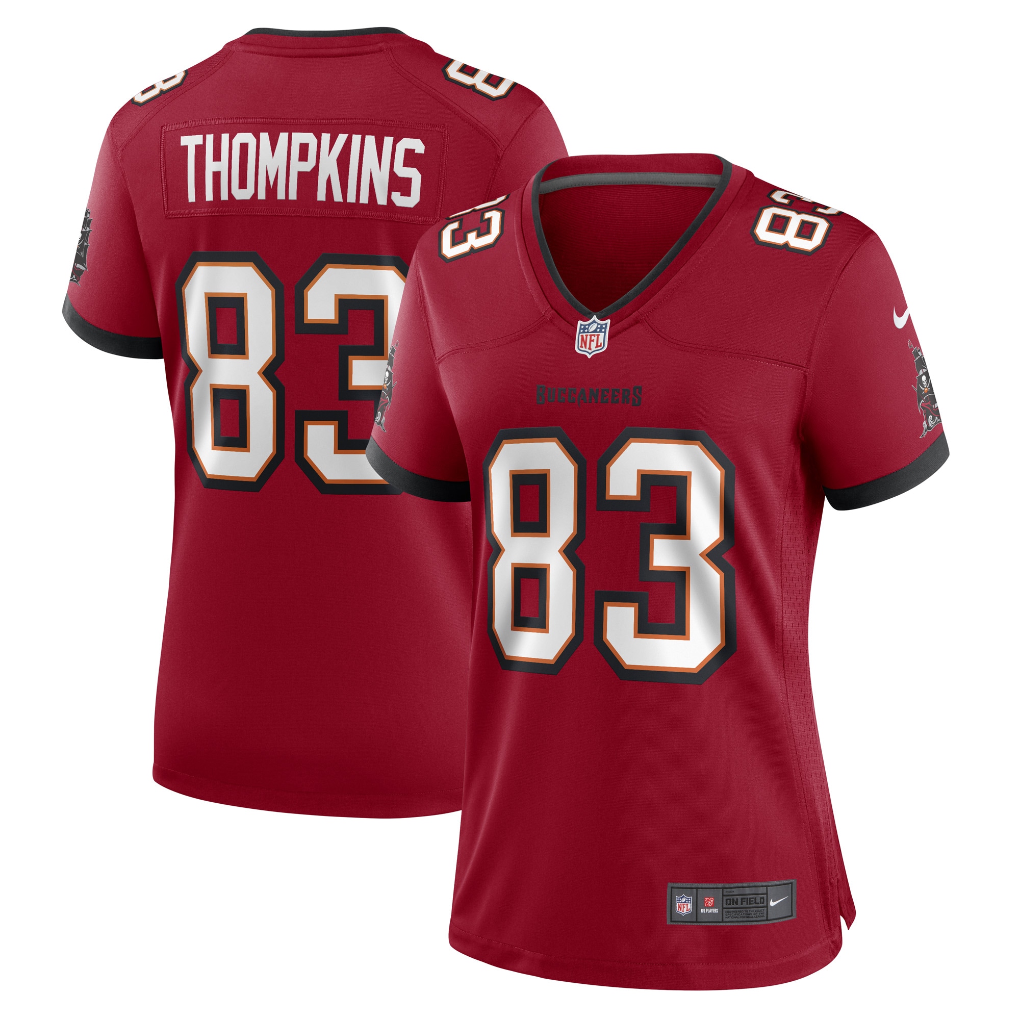 Deven Thompkins Tampa Bay Buccaneers Nike Women's Game Player Jersey - Red - vstockx