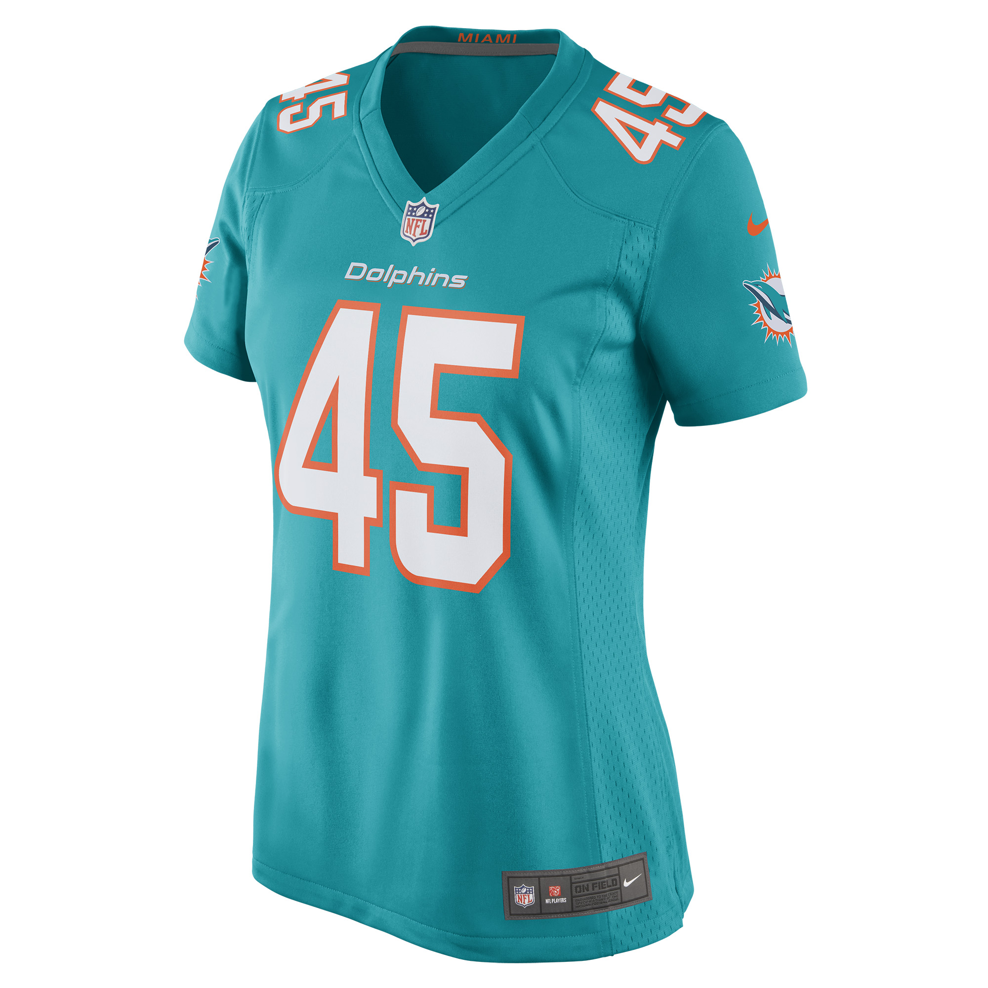 Duke Riley Miami Dolphins Nike Women's Game Jersey - Aqua - vstockx