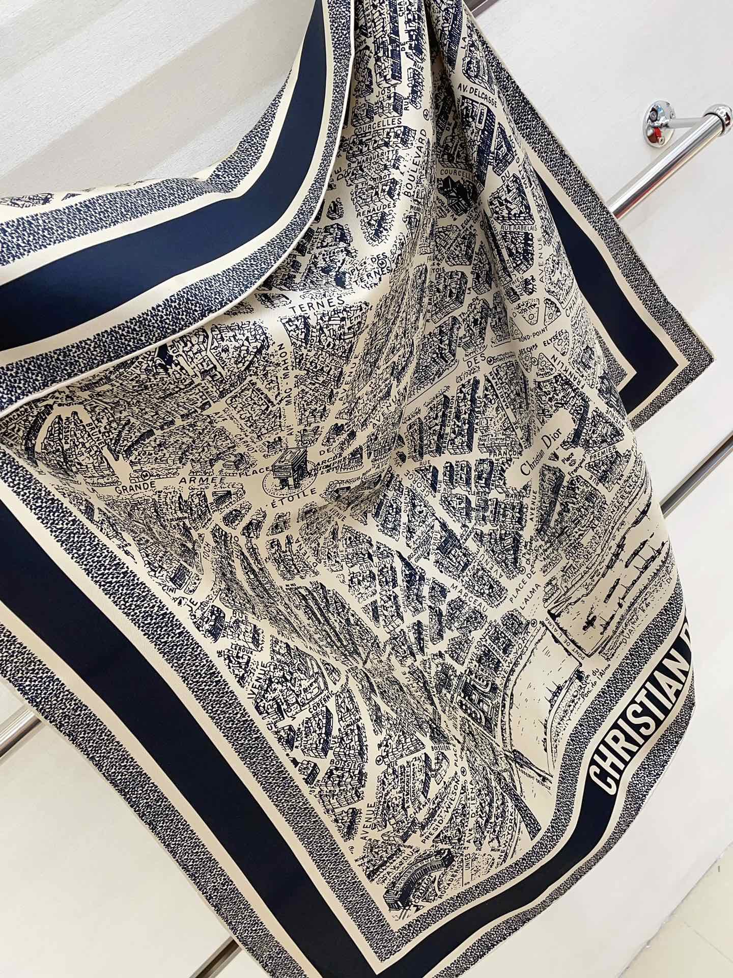 Streetwear Scarf Dior 328811 size:90*90cm - vstockx