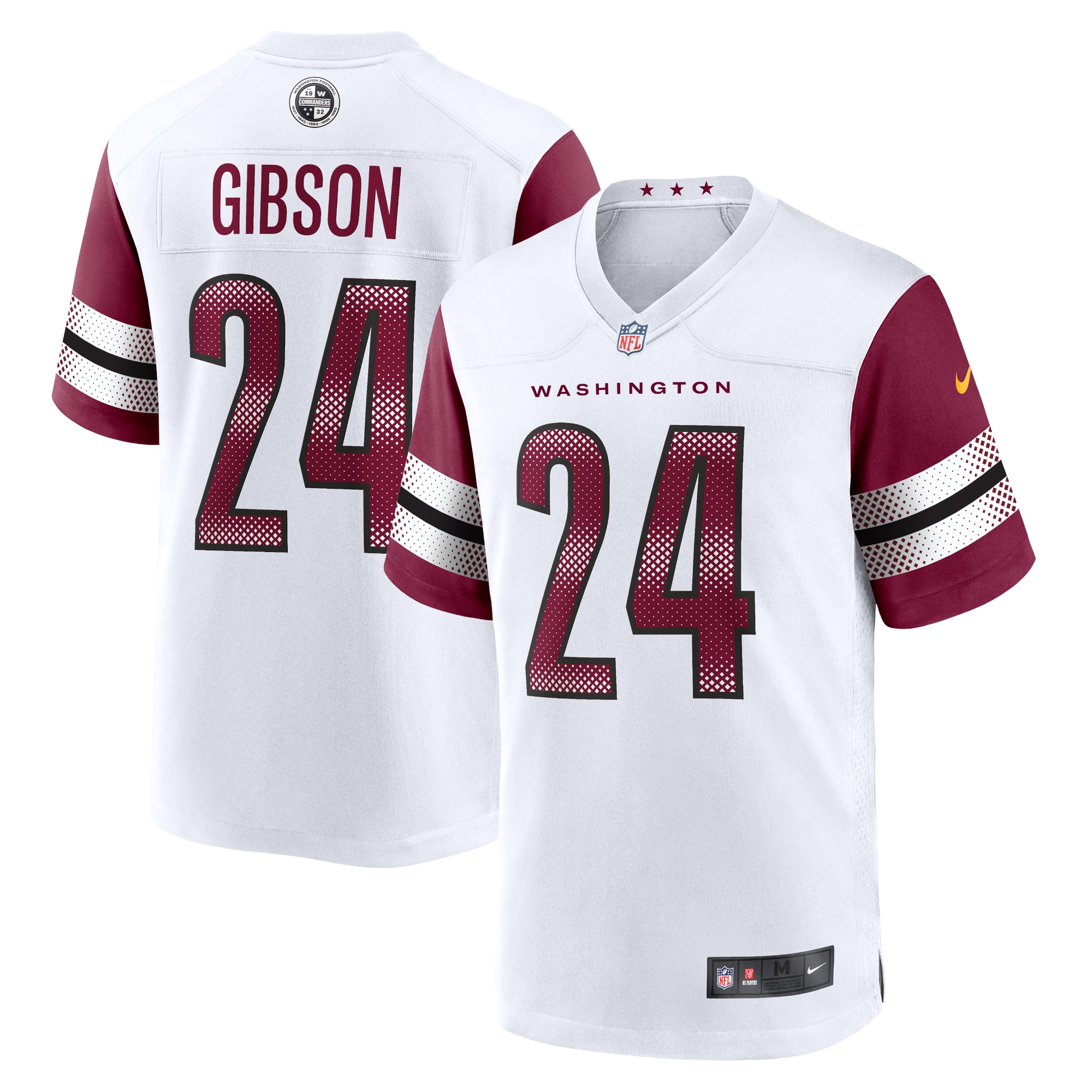 Antonio Gibson Washington Commanders Nike Game Jersey - White - vstockx