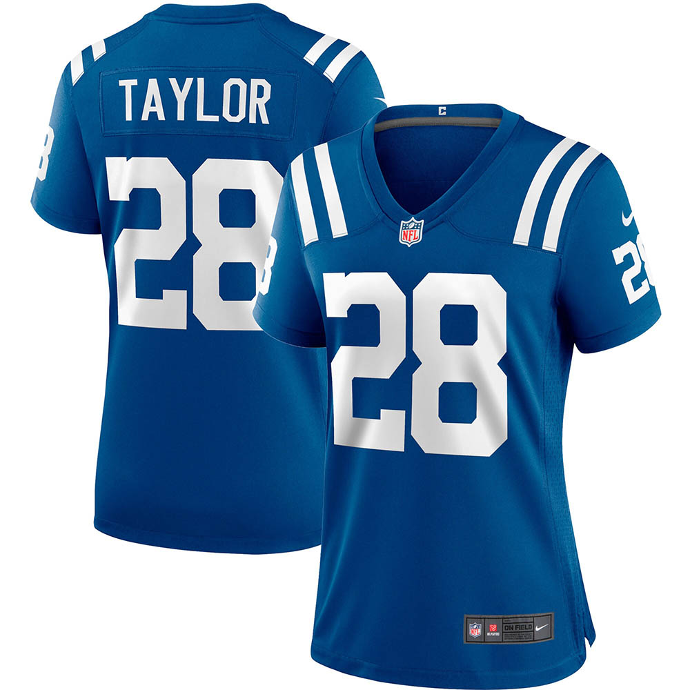 Women's Indianapolis Colts Jonathan Taylor Player Game Jersey Royal - vstockx