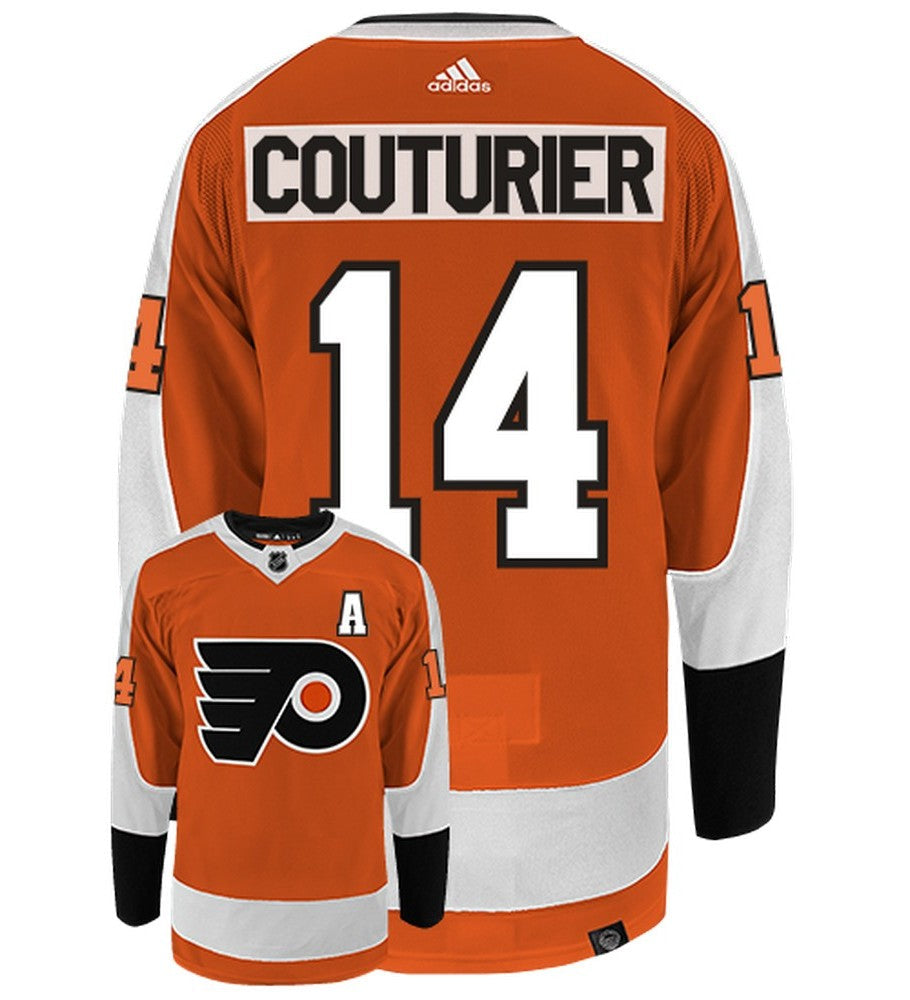Sean Couturier Philadelphia Flyers Adidas Primegreen Authentic NHL Hockey Jersey - vstockx